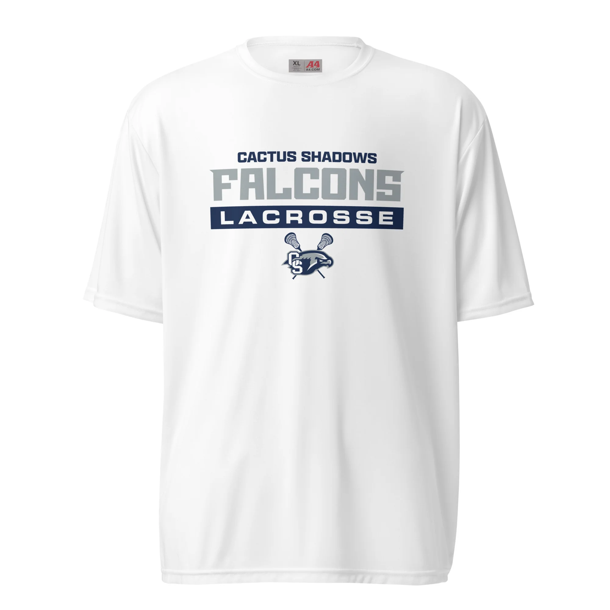 Cactus Shadows Text Unisex performance t-shirt - Image 3