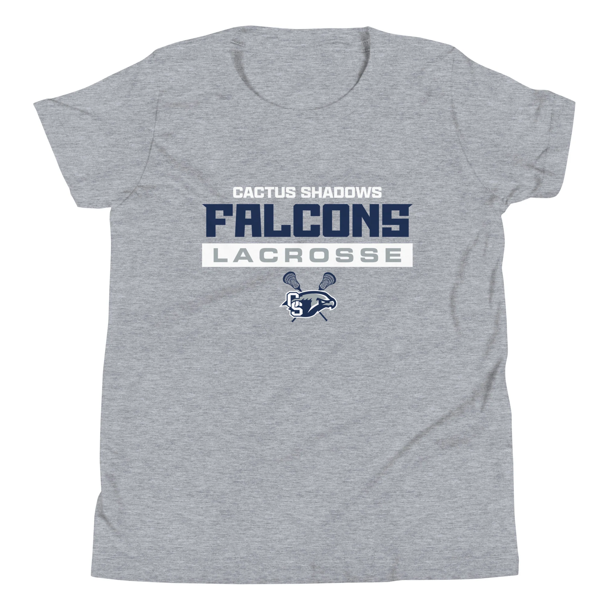 Cactus Shadows Text Youth Short Sleeve T-Shirt
