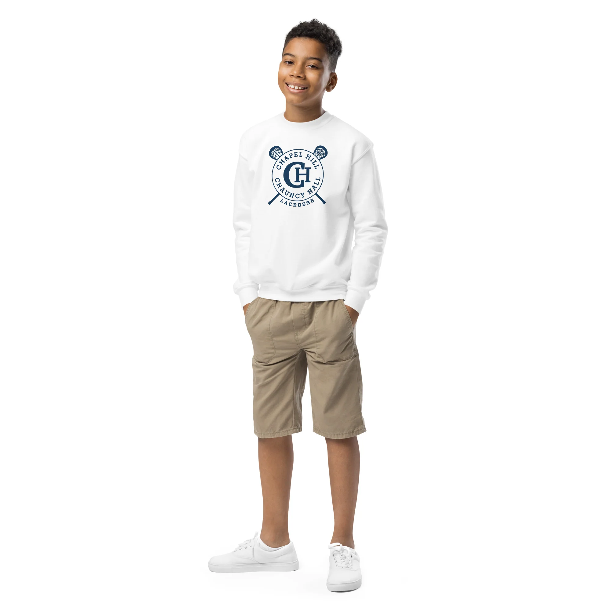 Chapel Hill YOUTH Crewneck Sweatshirt - Image 2