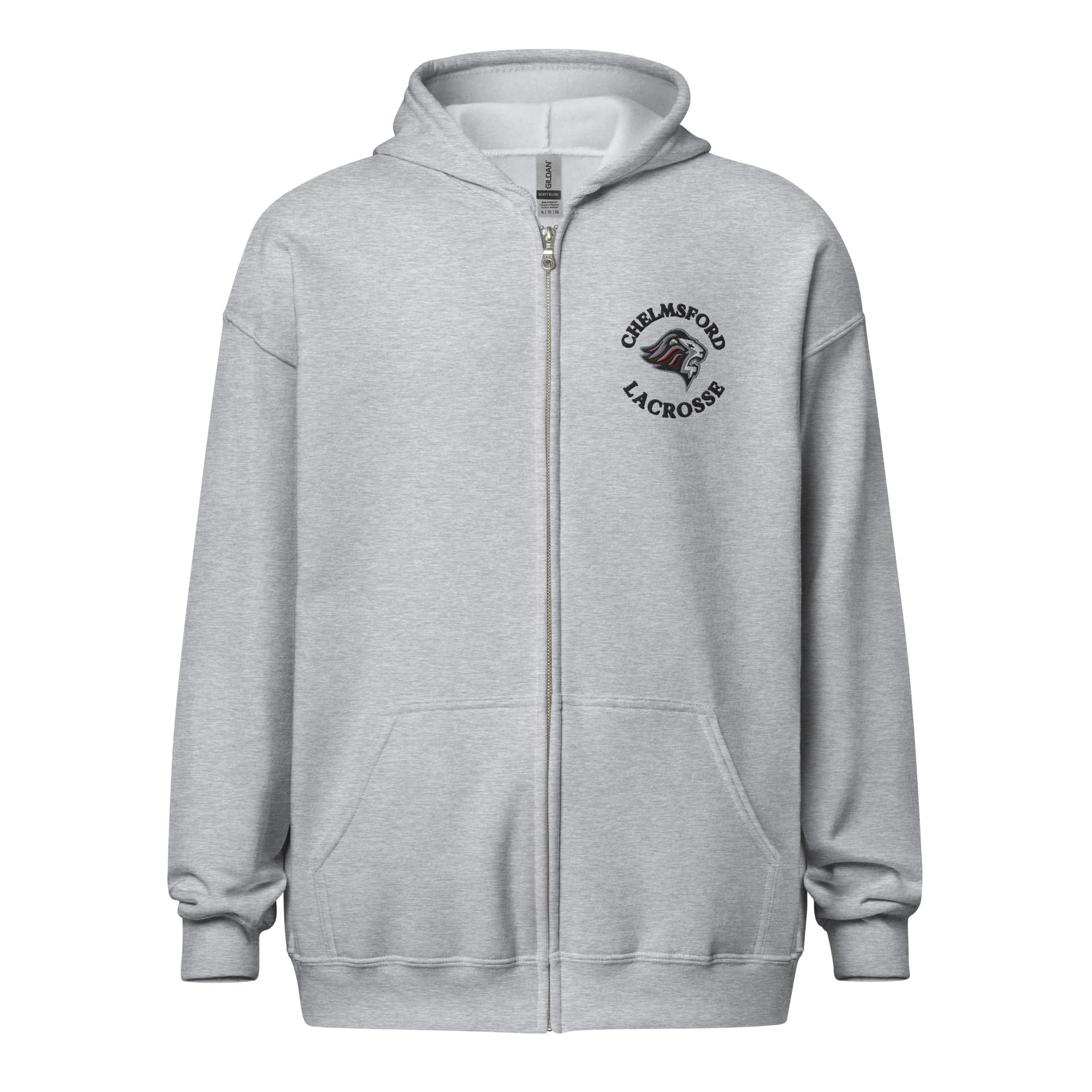 Chelmsford Unisex Heavy Blend Zip Hoodie - Image 2