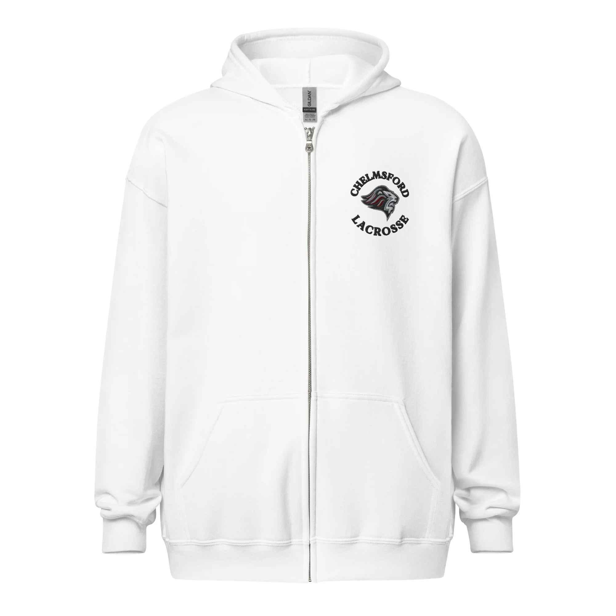 Chelmsford Unisex Heavy Blend Zip Hoodie - Image 3