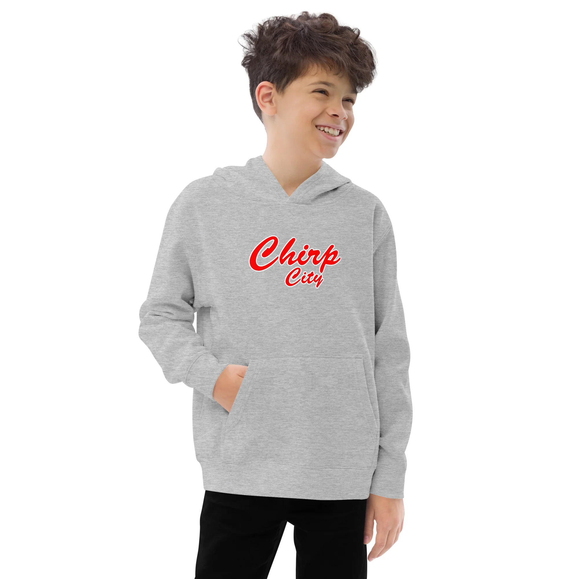 Chirp City Script Kids fleece hoodie