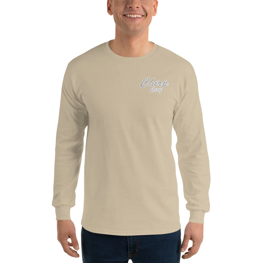 Chirp City Script Menās Long Sleeve Shirt - Image 19