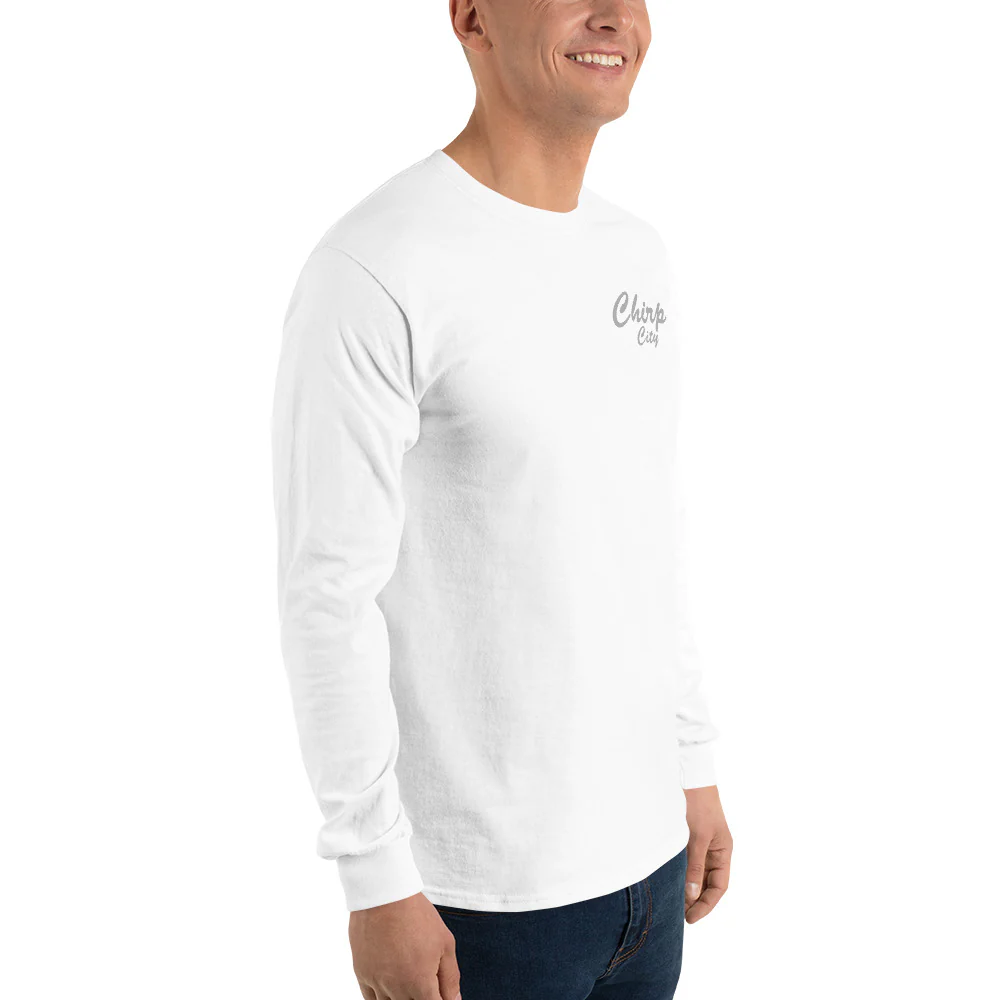 Chirp City Script Menās Long Sleeve Shirt - Image 4