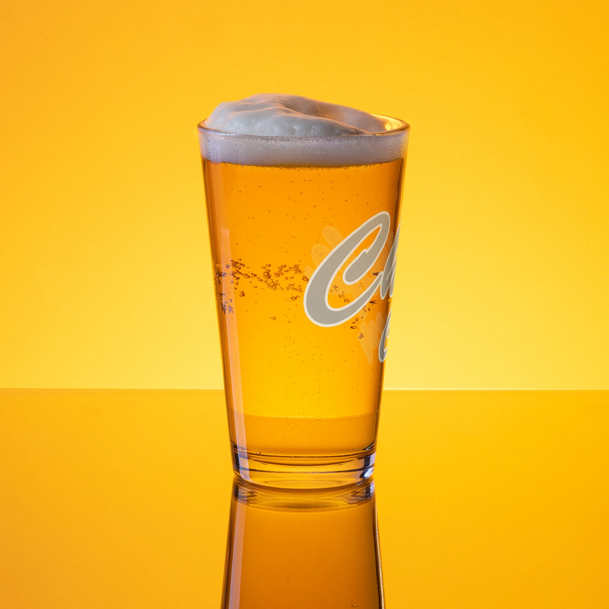 Chirp City Script Shaker pint glass - Image 3