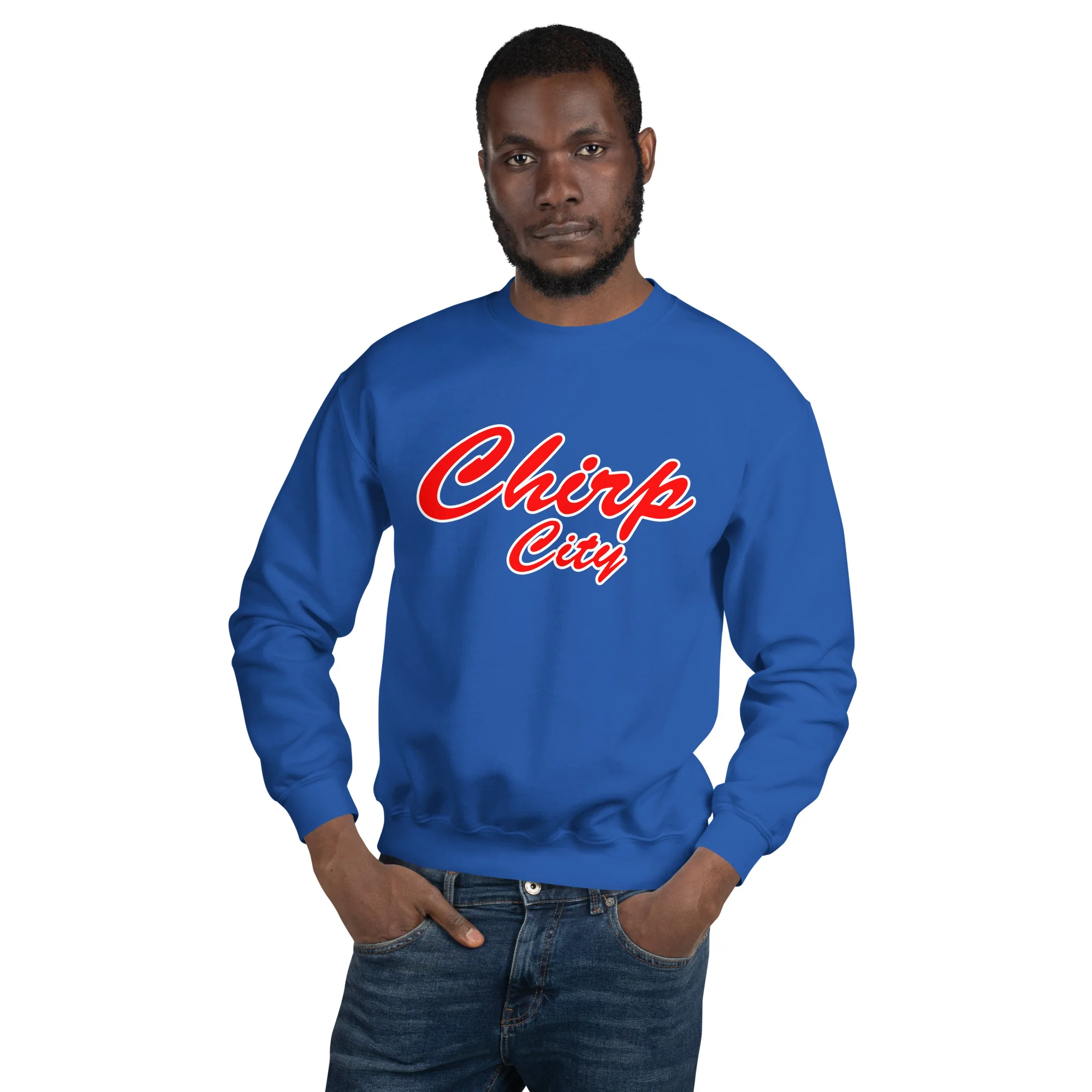 Chirp City Script Unisex Sweatshirt - Image 16