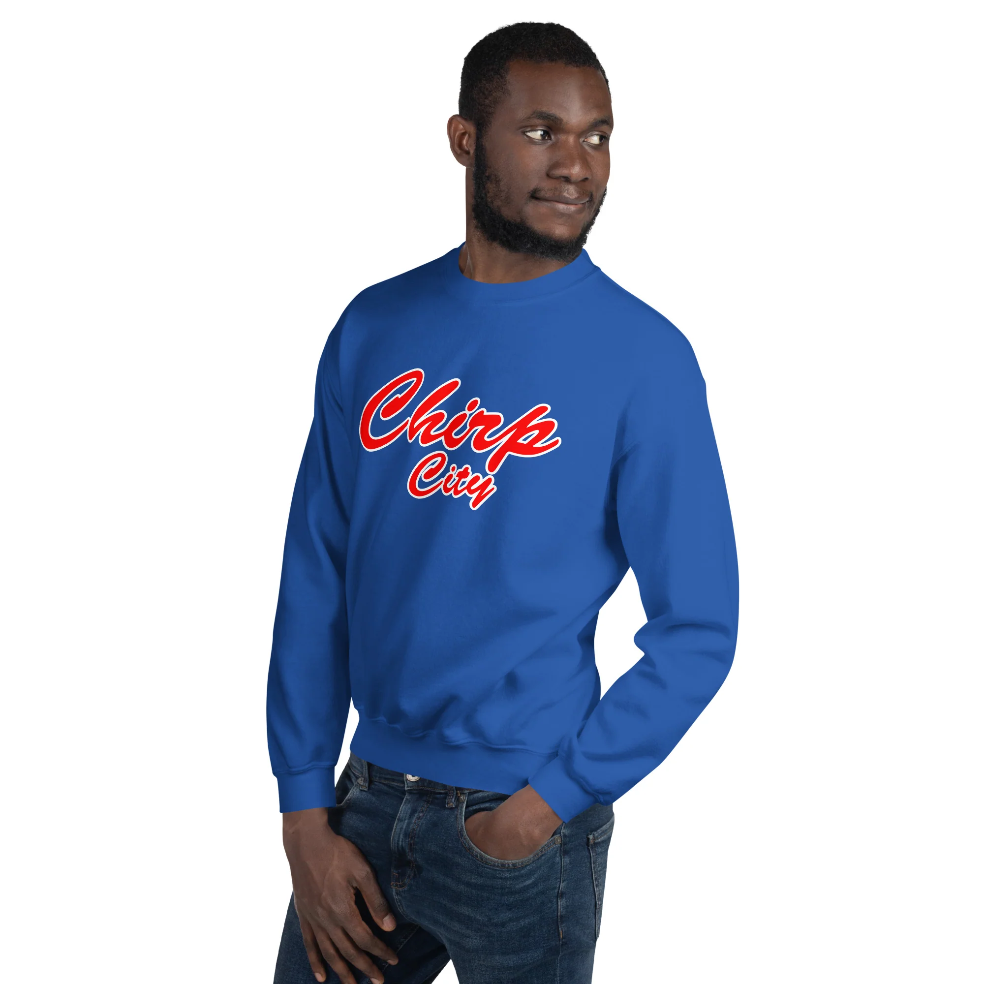 Chirp City Script Unisex Sweatshirt - Image 19
