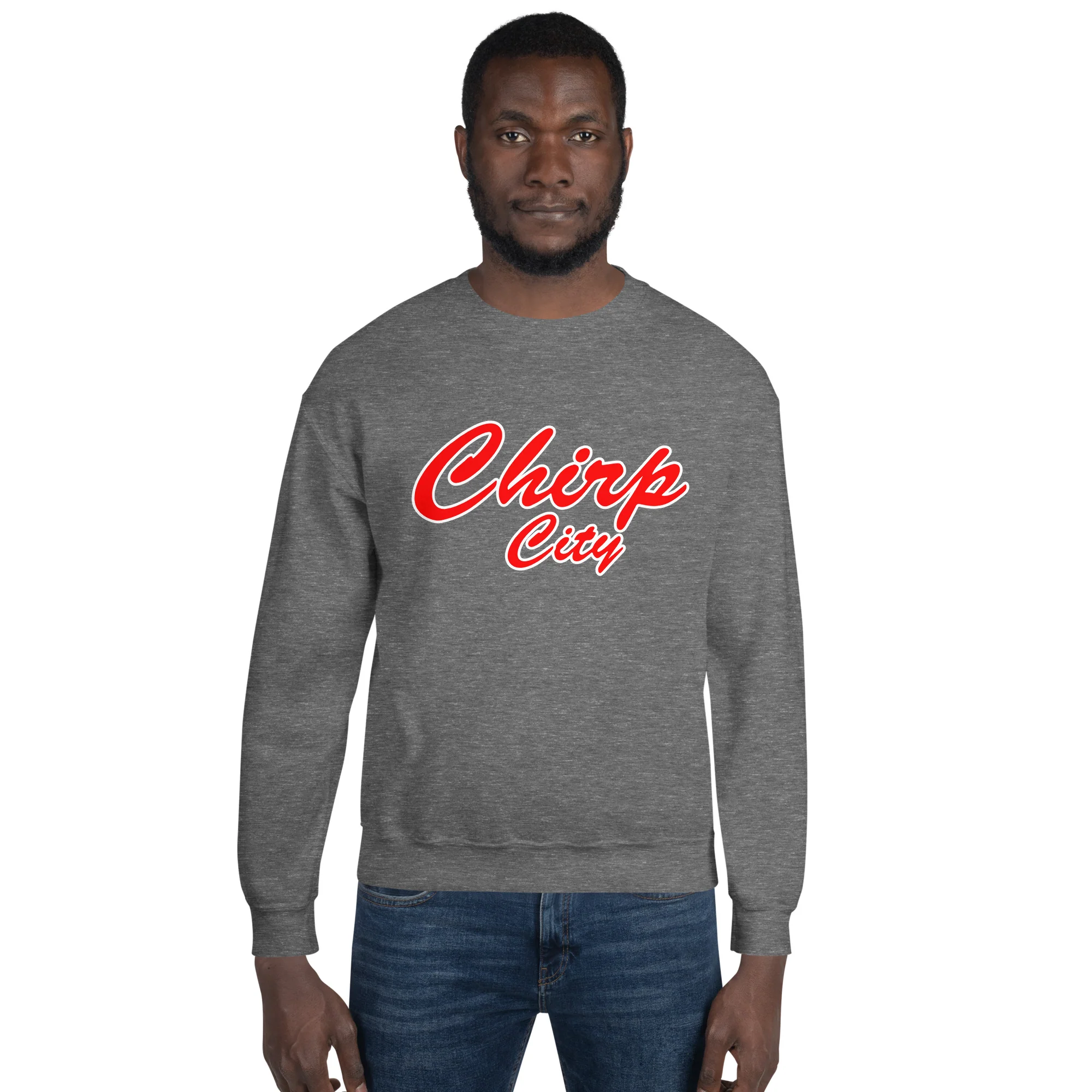 Chirp City Script Unisex Sweatshirt - Image 26