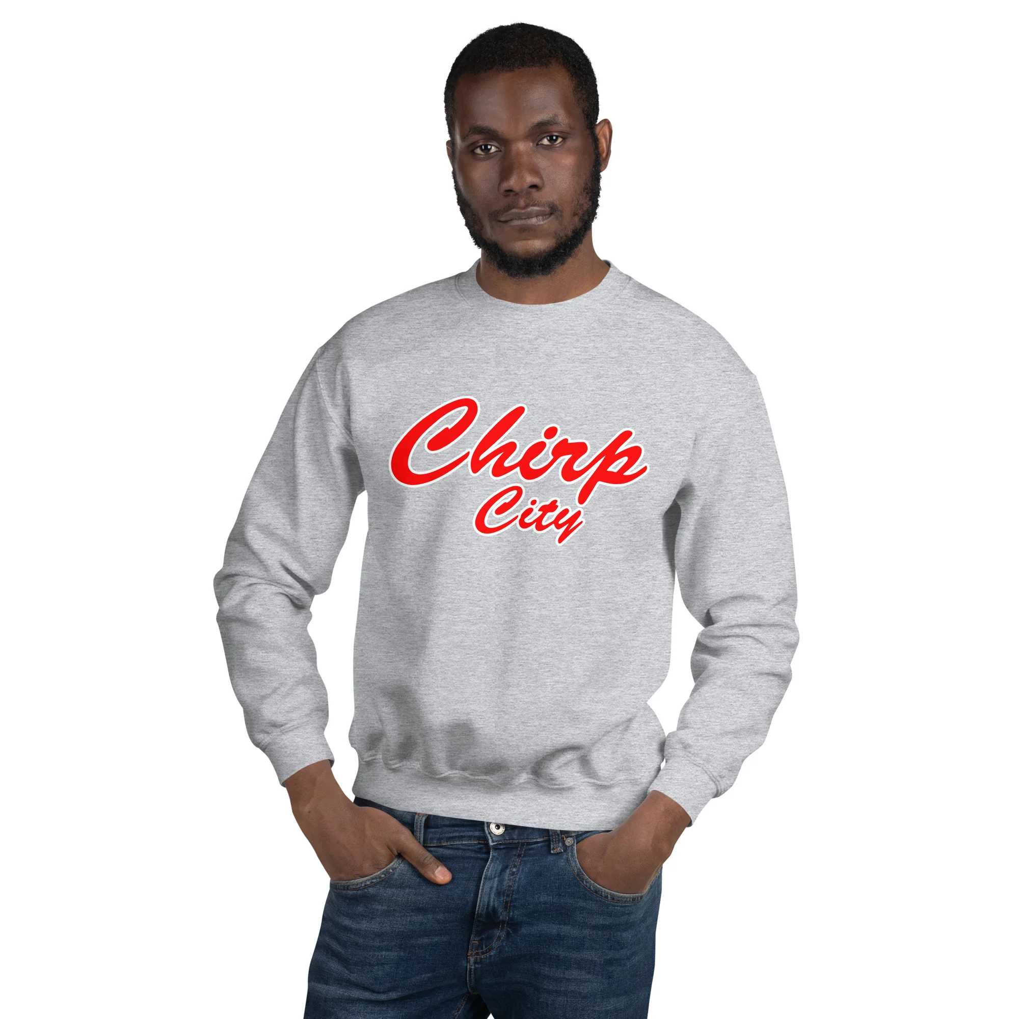 Chirp City Script Unisex Sweatshirt - Image 29