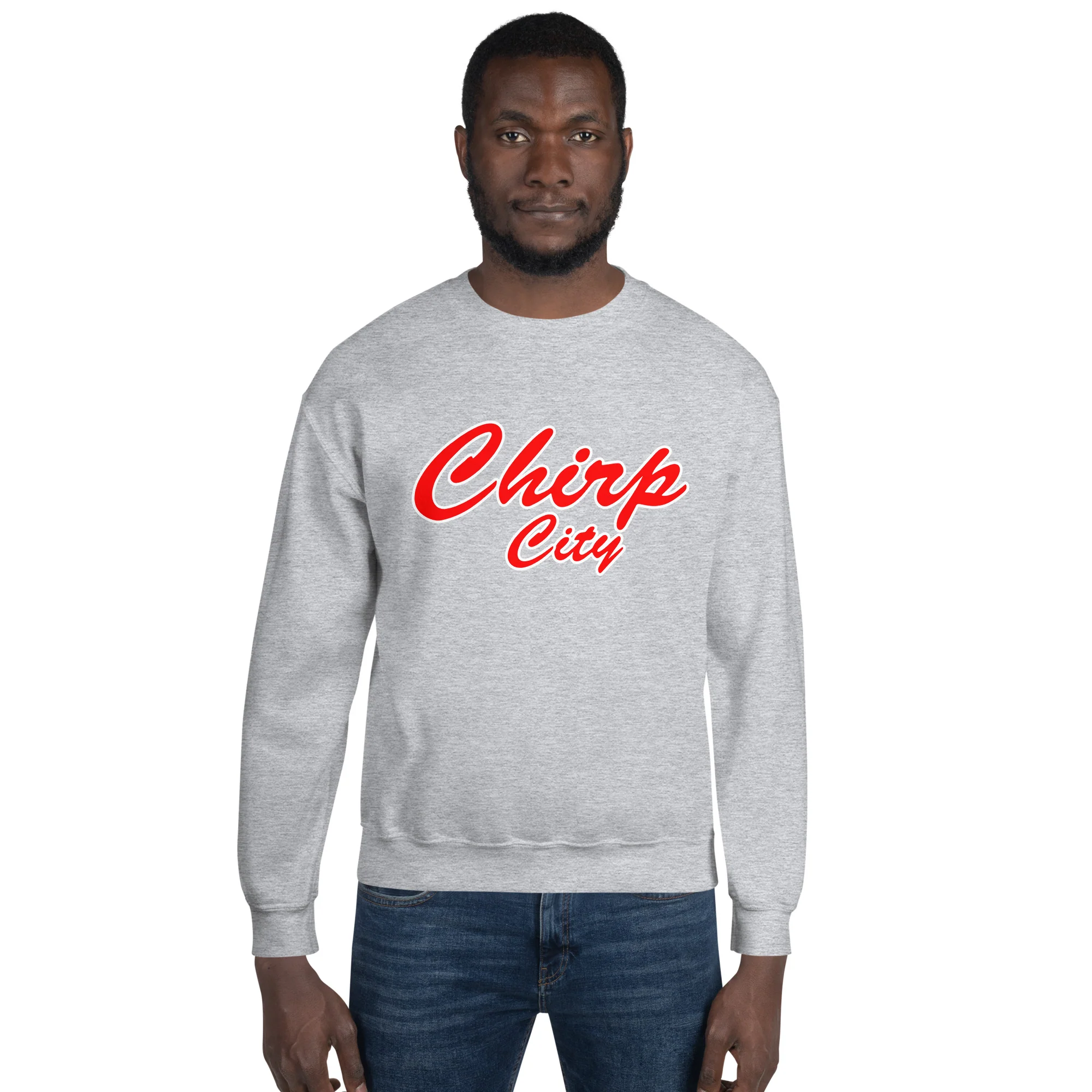 Chirp City Script Unisex Sweatshirt - Image 30