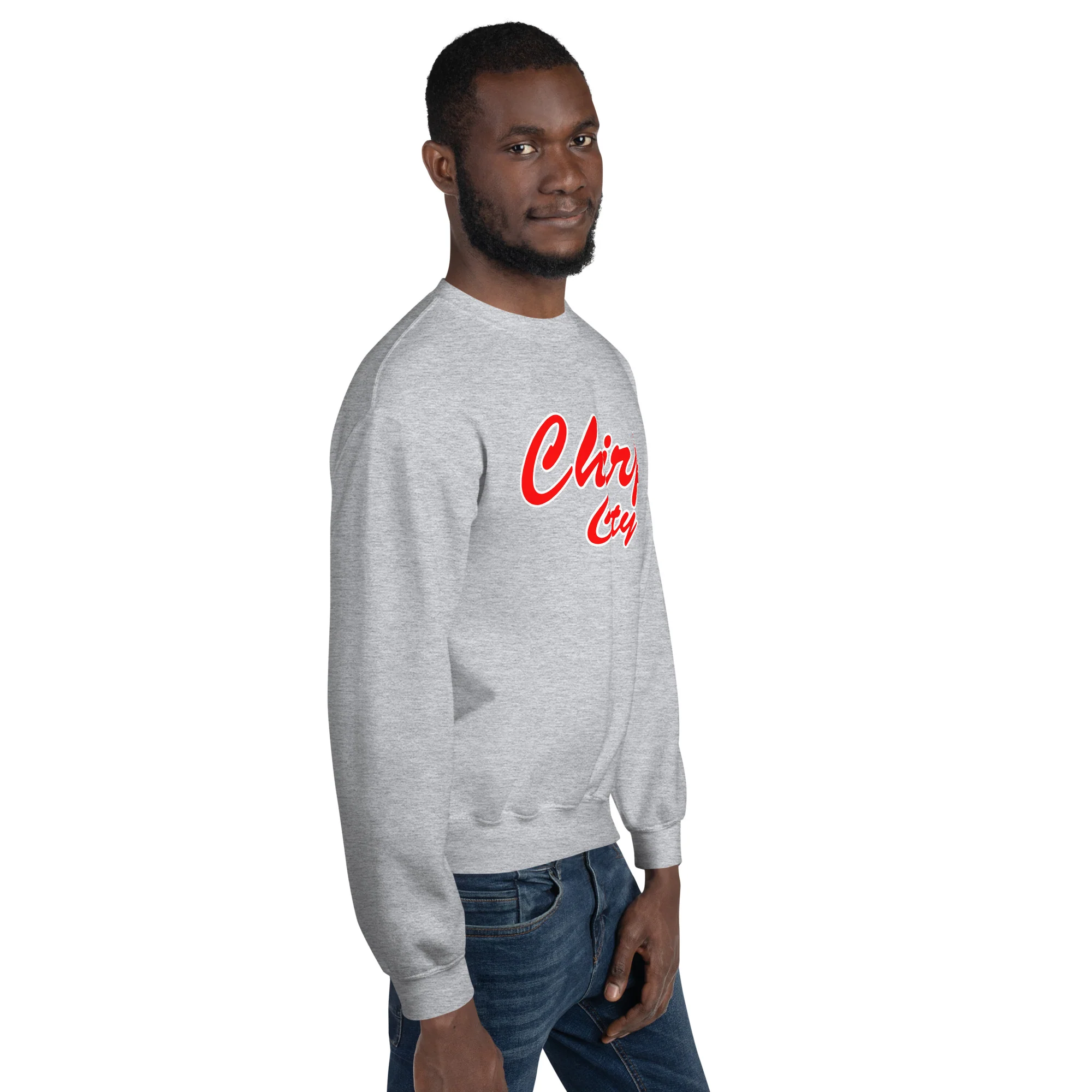 Chirp City Script Unisex Sweatshirt - Image 33