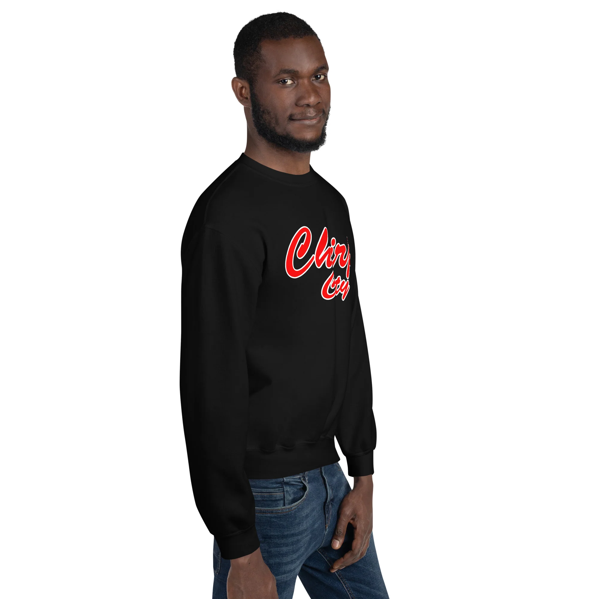 Chirp City Script Unisex Sweatshirt - Image 6