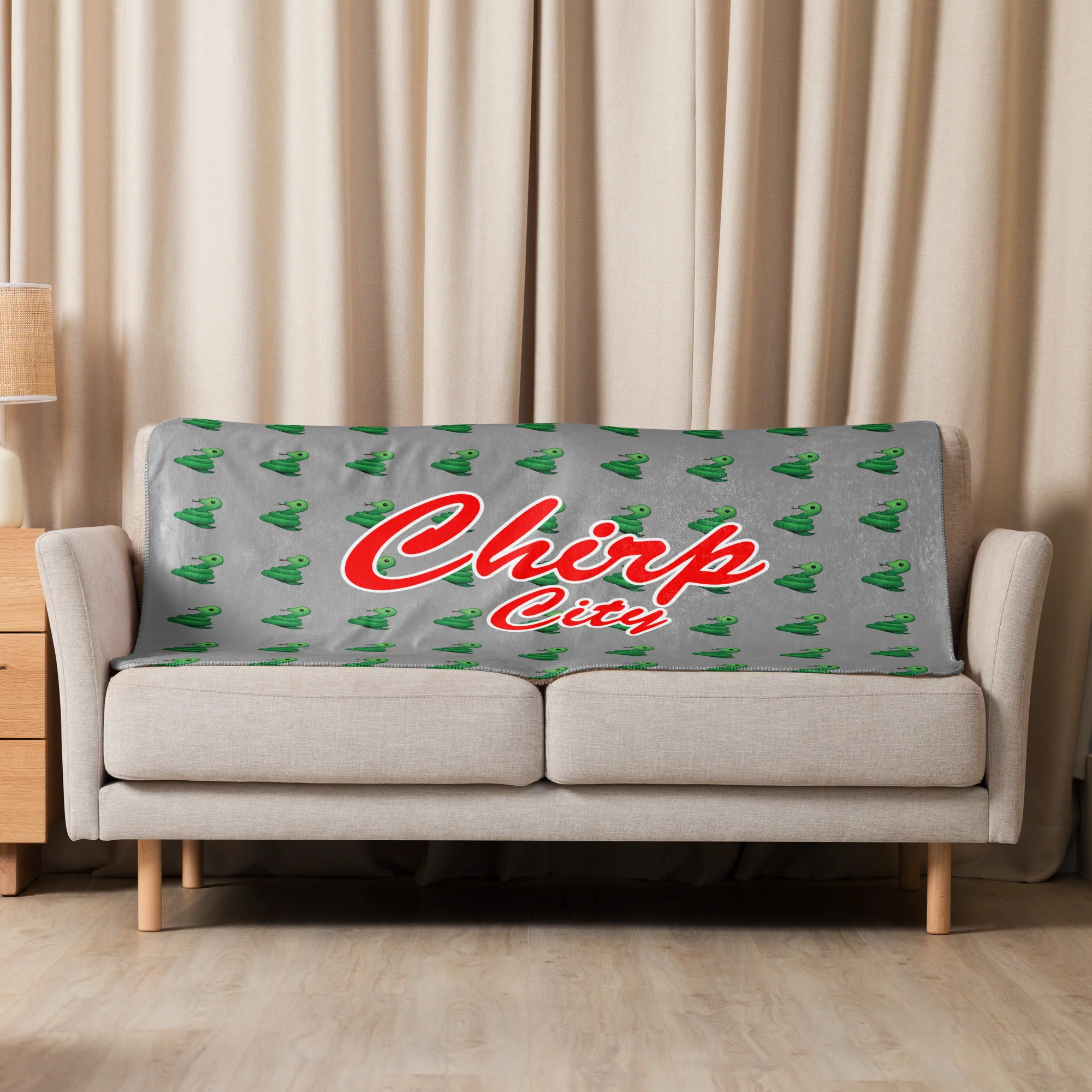 Chirp City Sherpa blanket - Image 3