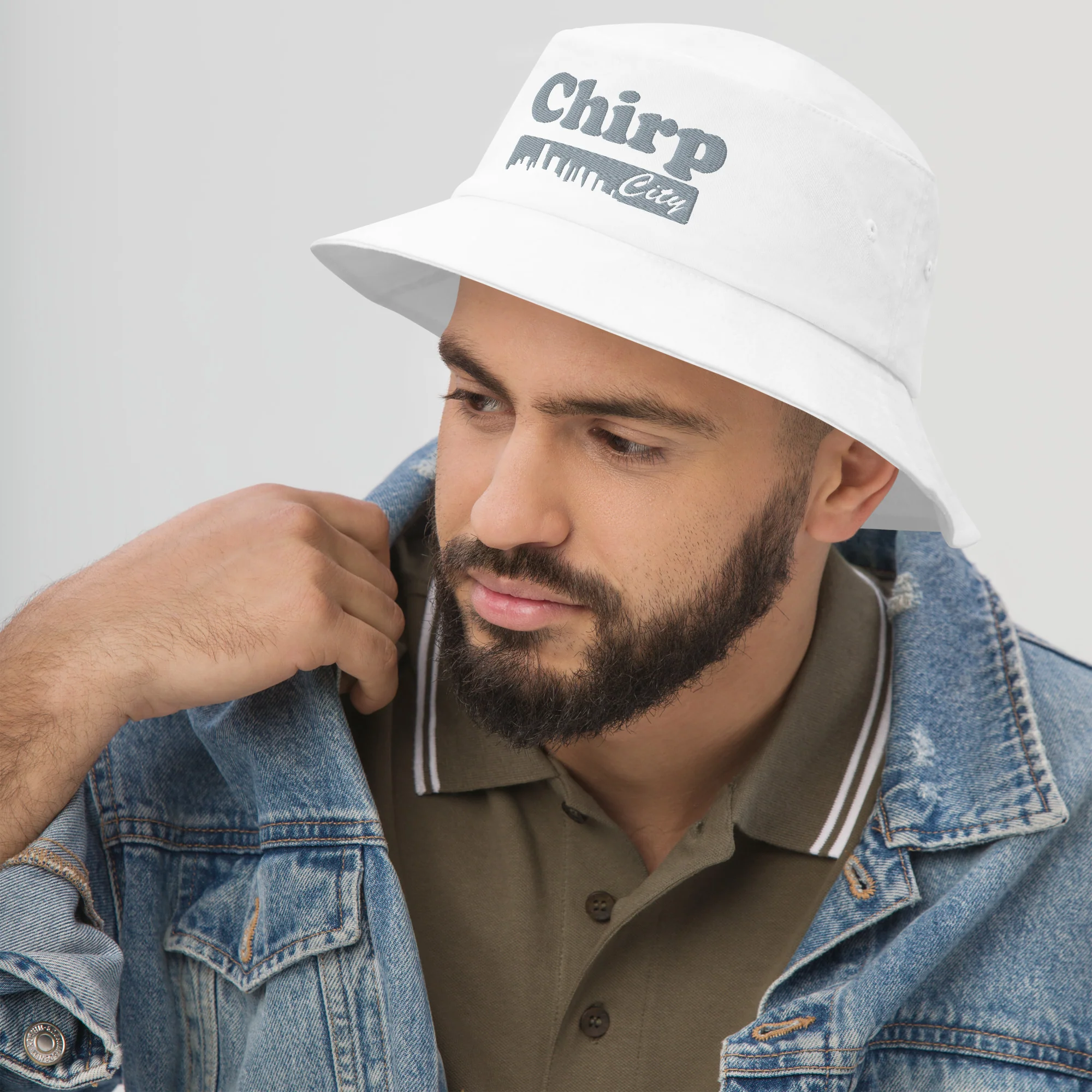 Chirp City Skyline Bucket Hat