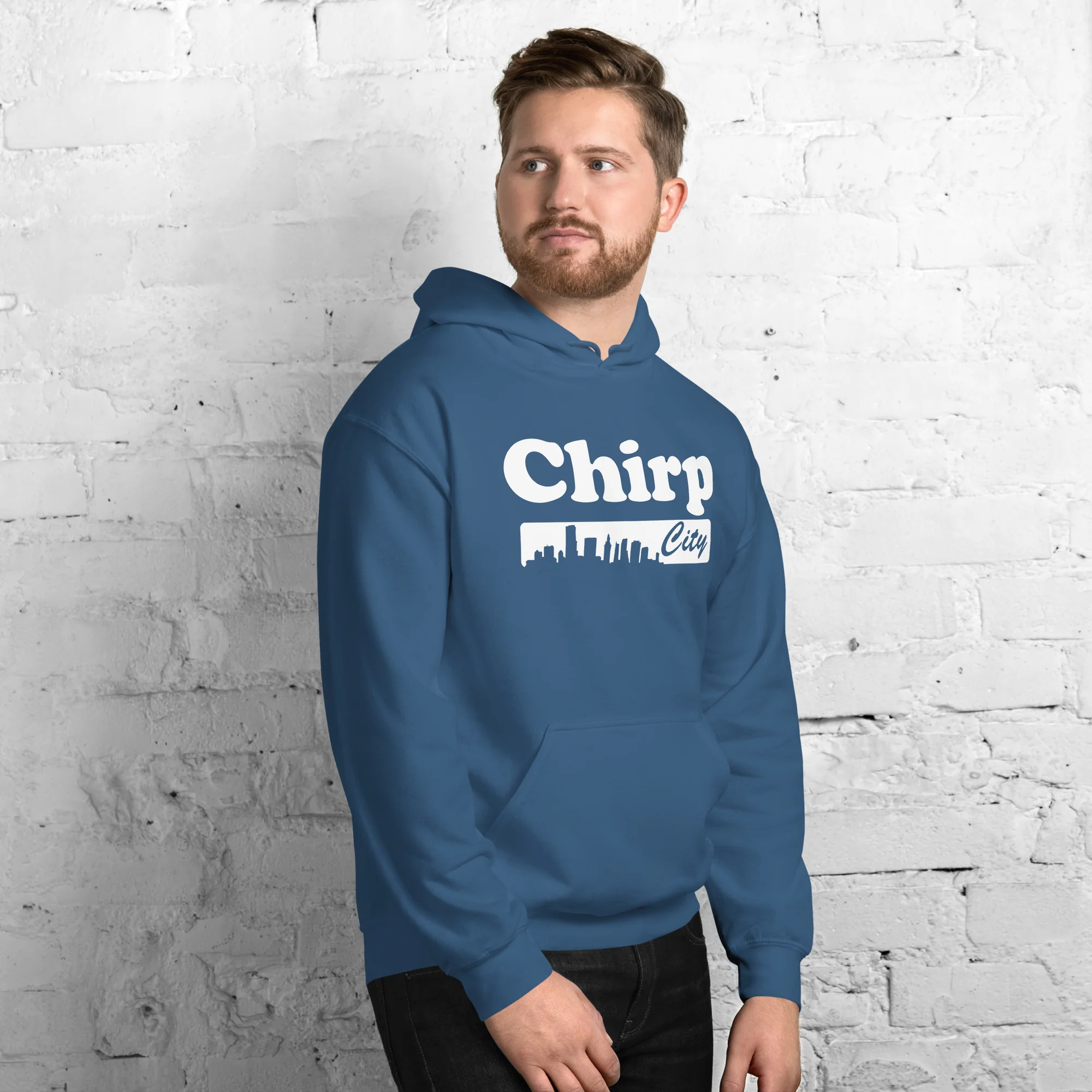 Chirp City Skyline Unisex Hoodie - Image 10