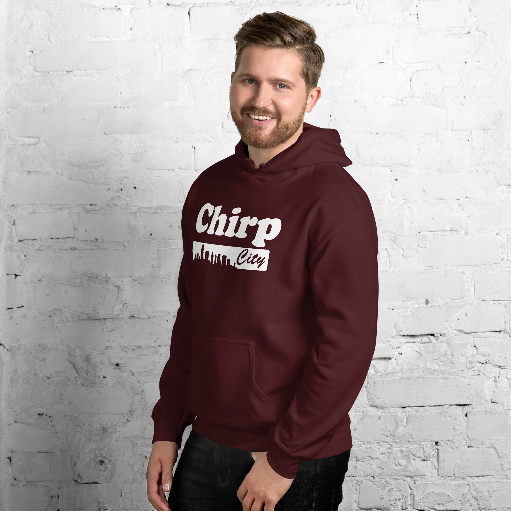 Chirp City Skyline Unisex Hoodie - Image 11