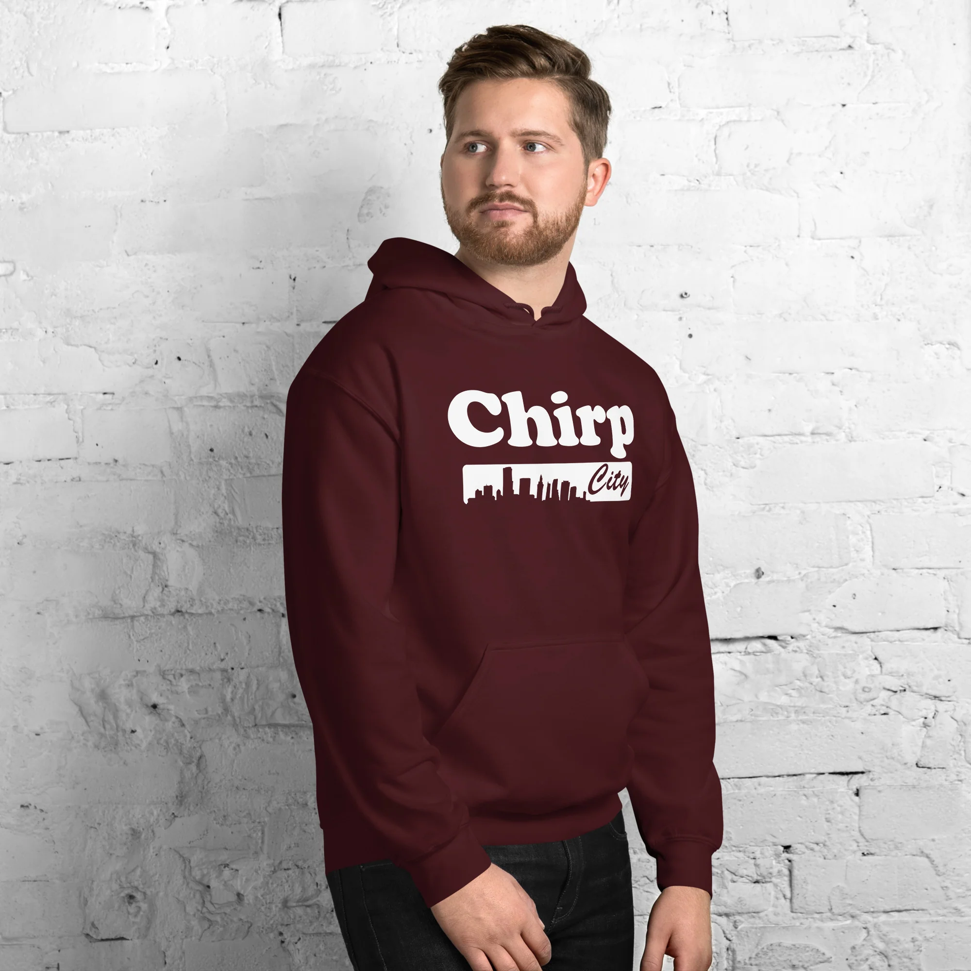 Chirp City Skyline Unisex Hoodie - Image 12