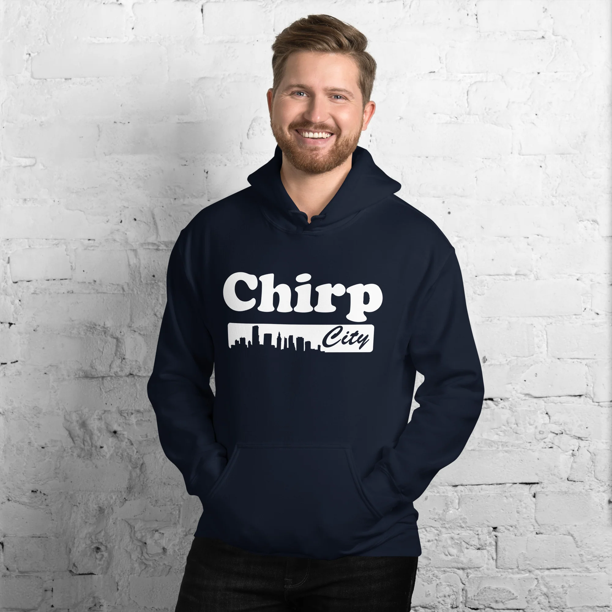 Chirp City Skyline Unisex Hoodie - Image 13