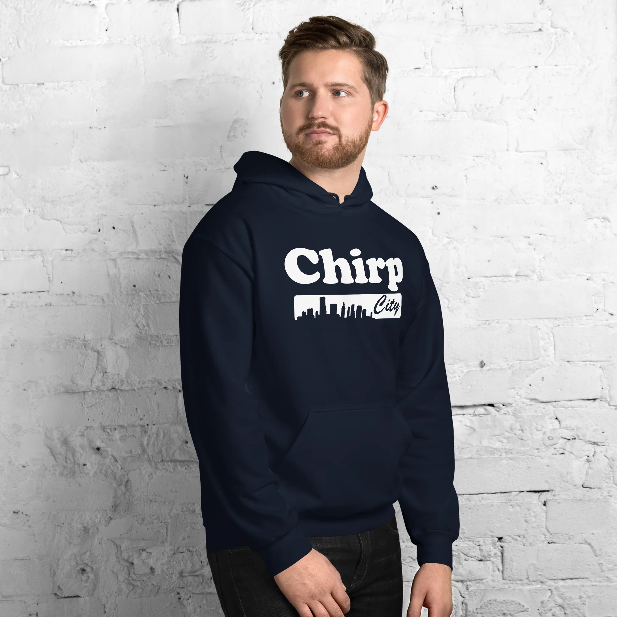 Chirp City Skyline Unisex Hoodie - Image 15