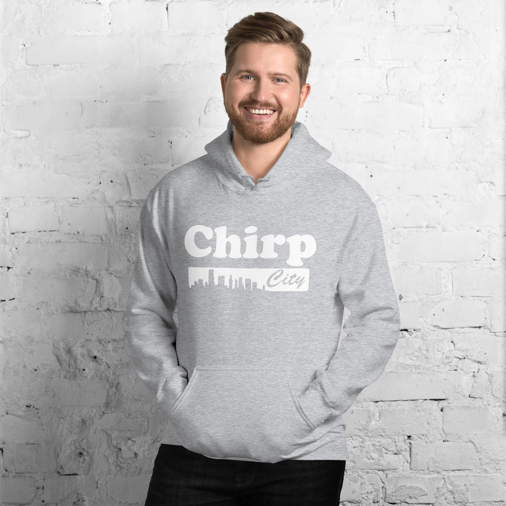 Chirp City Skyline Unisex Hoodie - Image 16