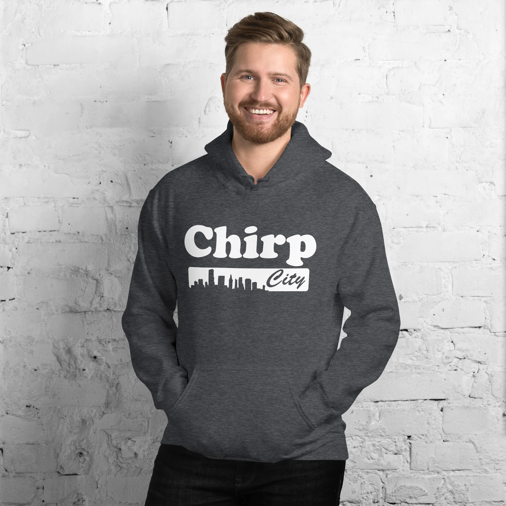 Chirp City Skyline Unisex Hoodie - Image 19