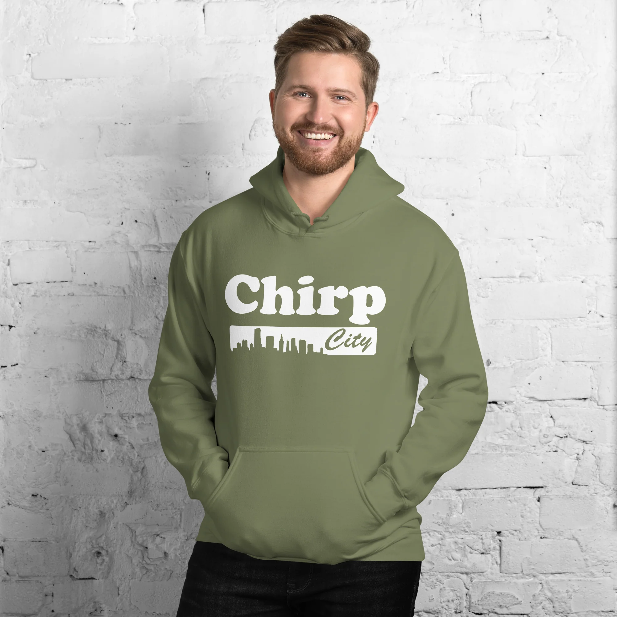 Chirp City Skyline Unisex Hoodie - Image 22