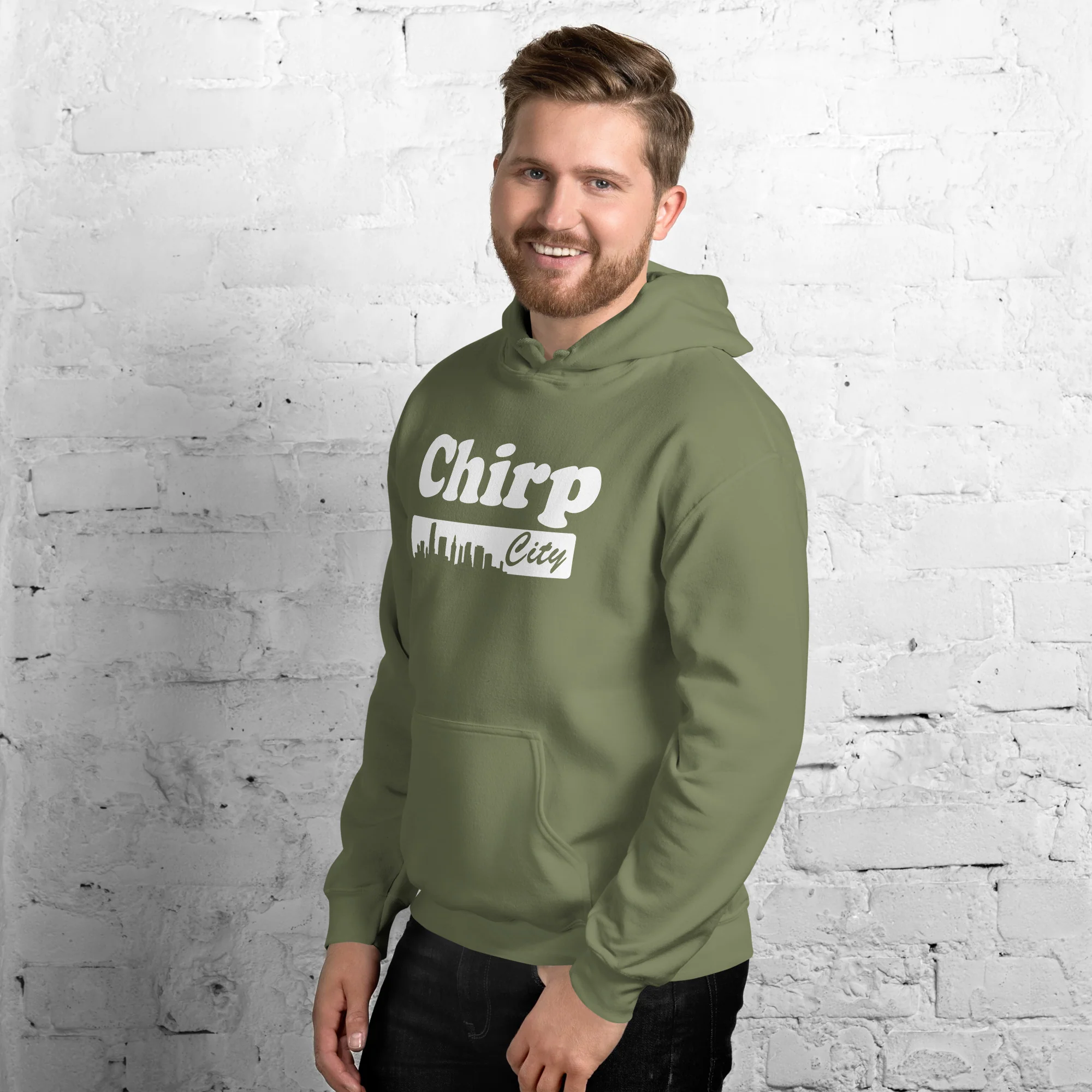 Chirp City Skyline Unisex Hoodie - Image 23