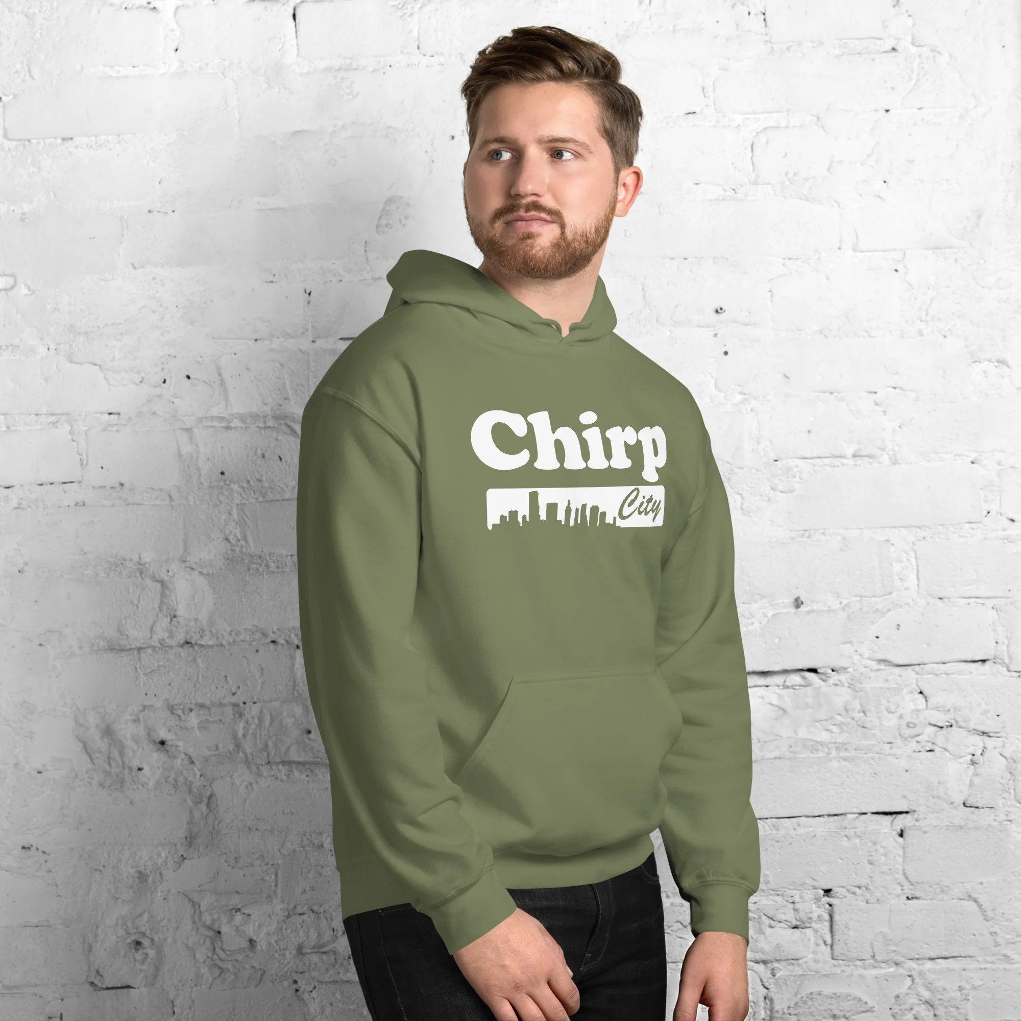 Chirp City Skyline Unisex Hoodie - Image 24