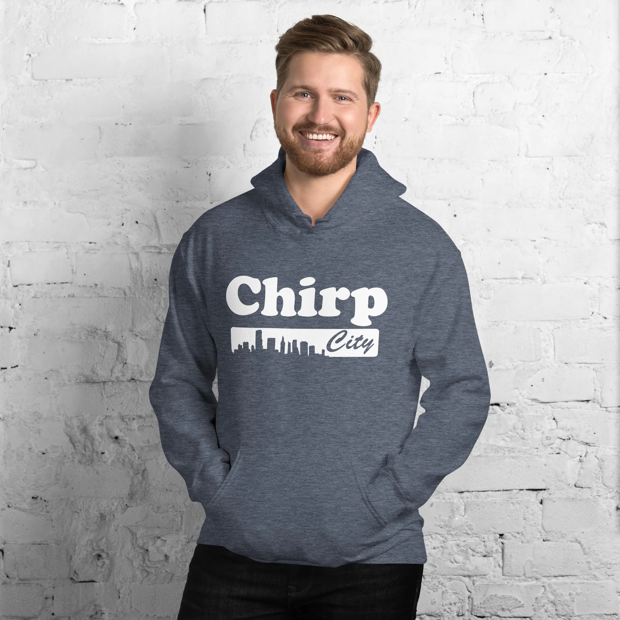 Chirp City Skyline Unisex Hoodie - Image 25