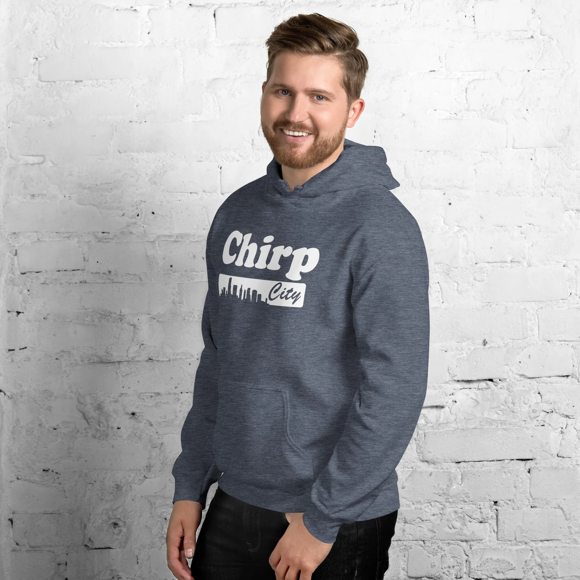 Chirp City Skyline Unisex Hoodie - Image 26