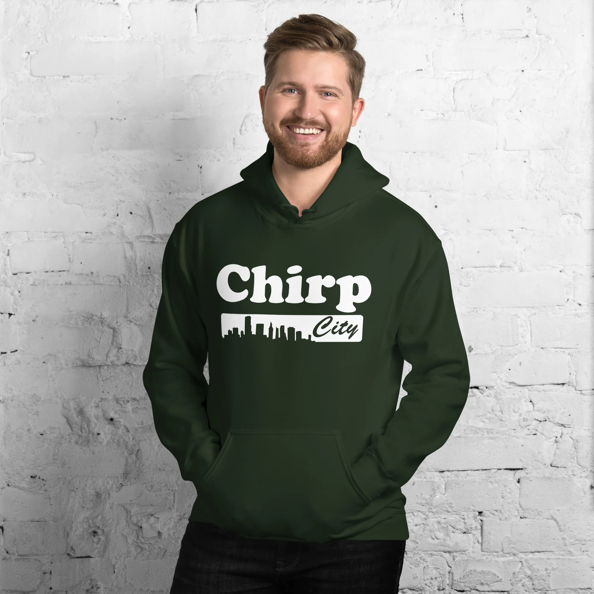 Chirp City Skyline Unisex Hoodie - Image 31