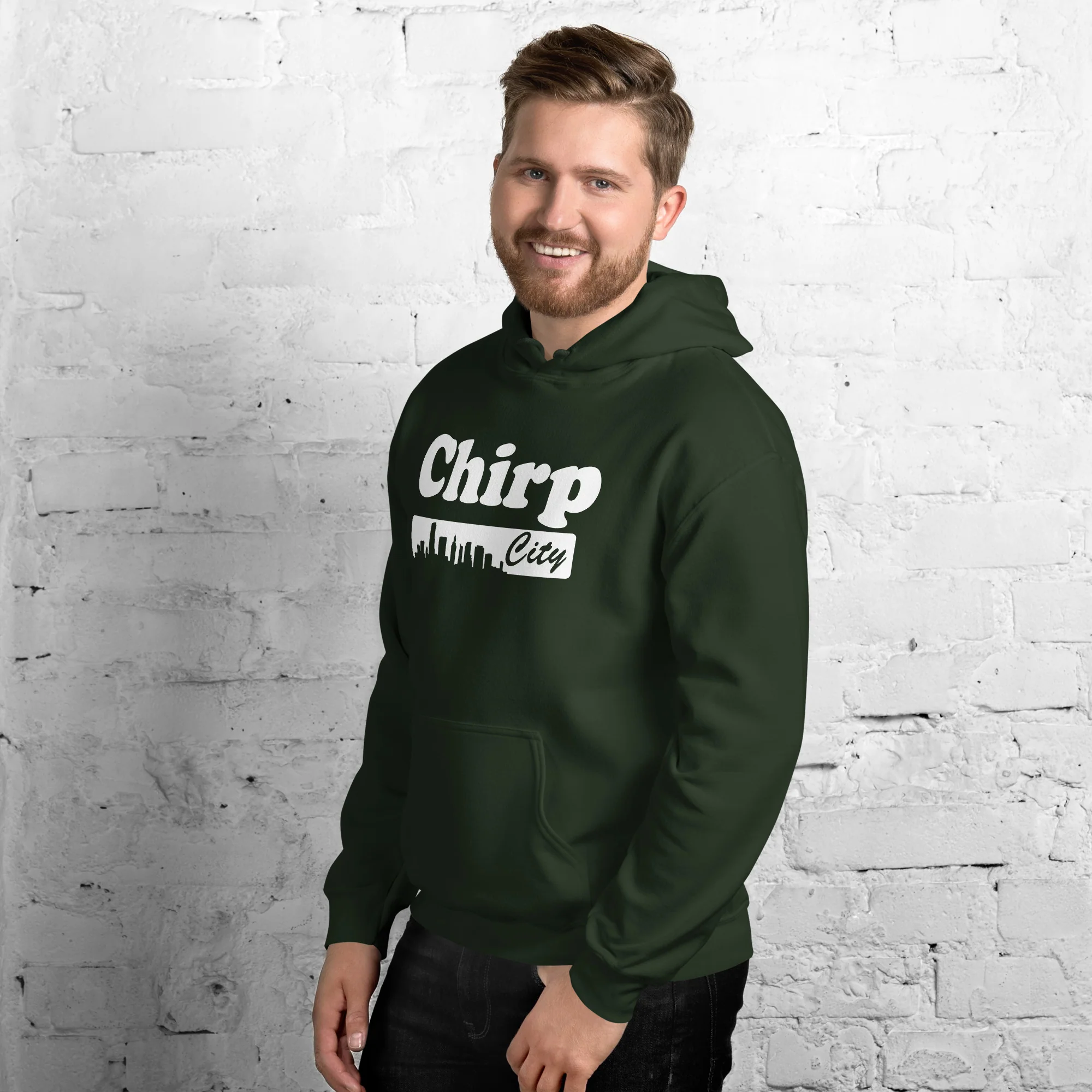 Chirp City Skyline Unisex Hoodie - Image 32