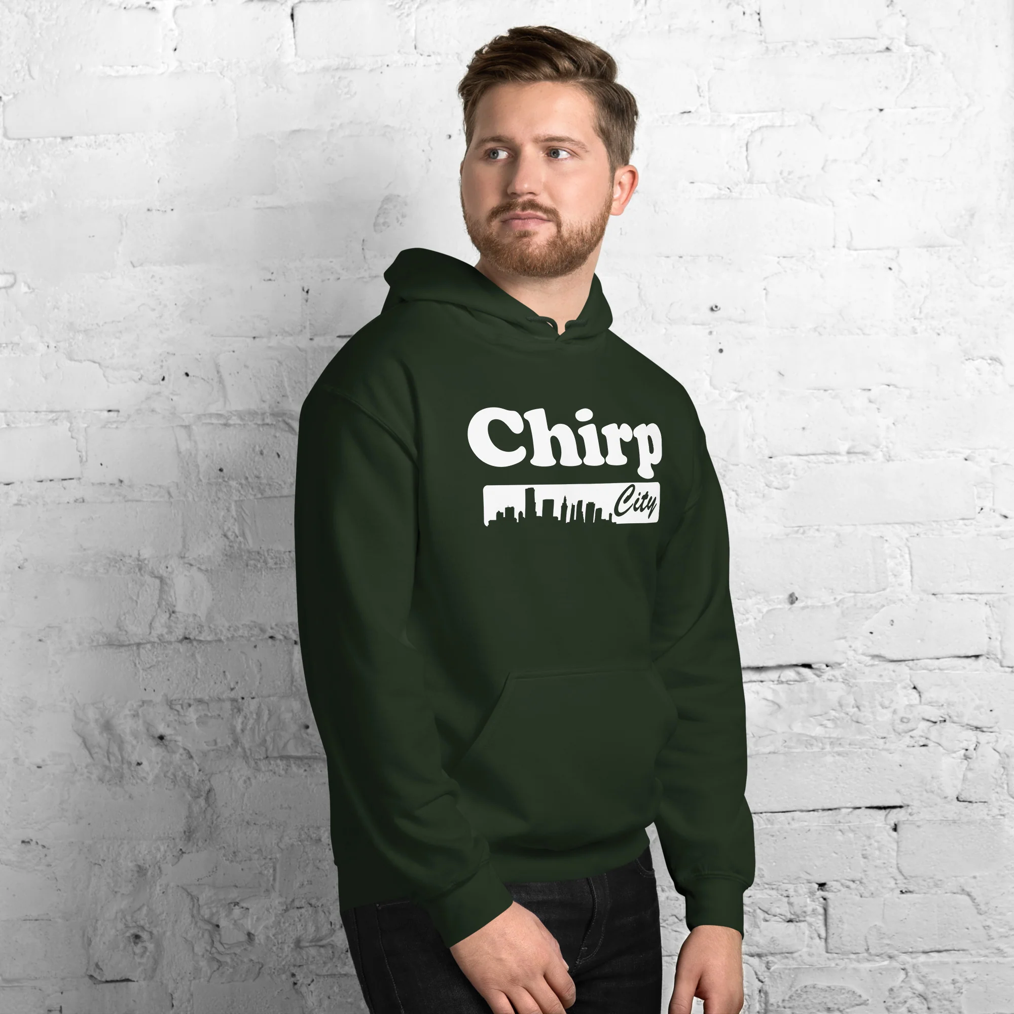 Chirp City Skyline Unisex Hoodie - Image 33