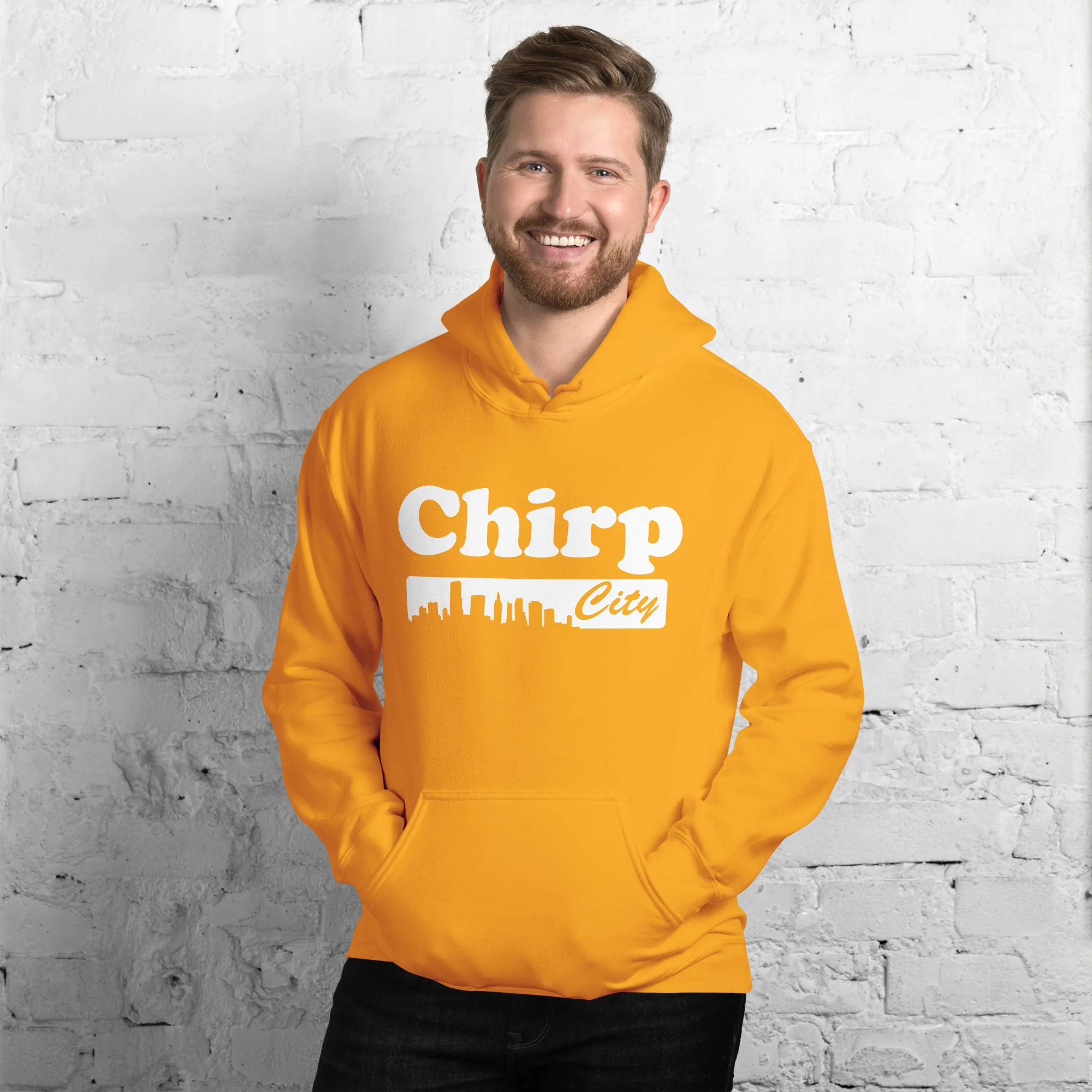 Chirp City Skyline Unisex Hoodie - Image 34
