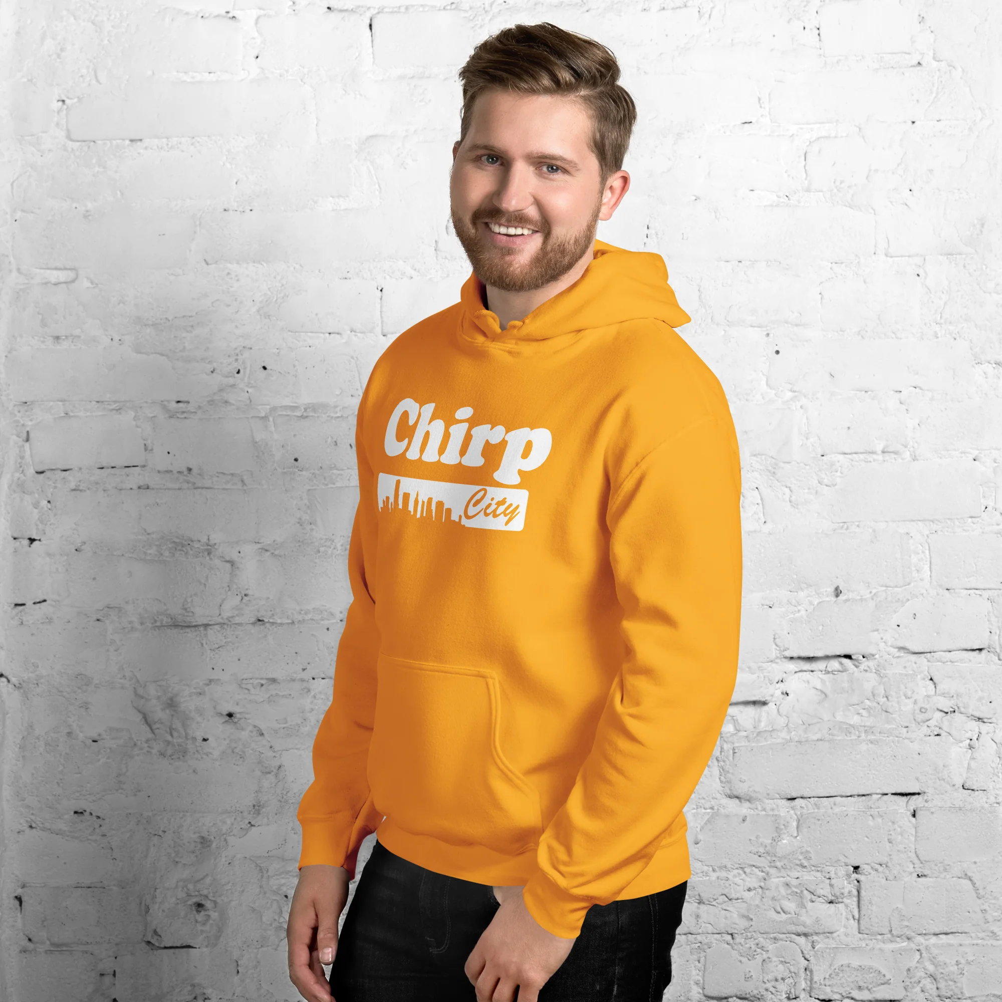 Chirp City Skyline Unisex Hoodie - Image 35