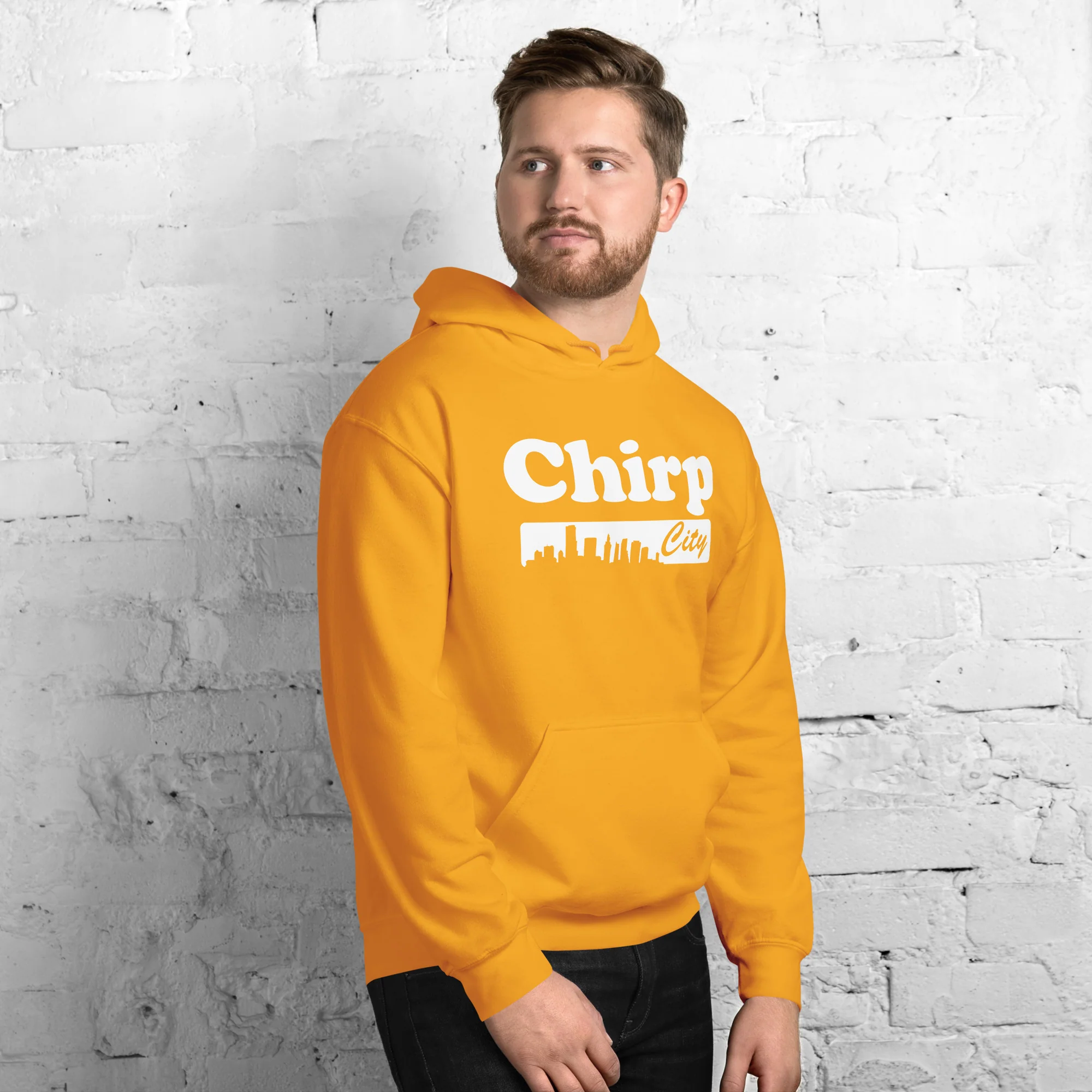 Chirp City Skyline Unisex Hoodie - Image 36