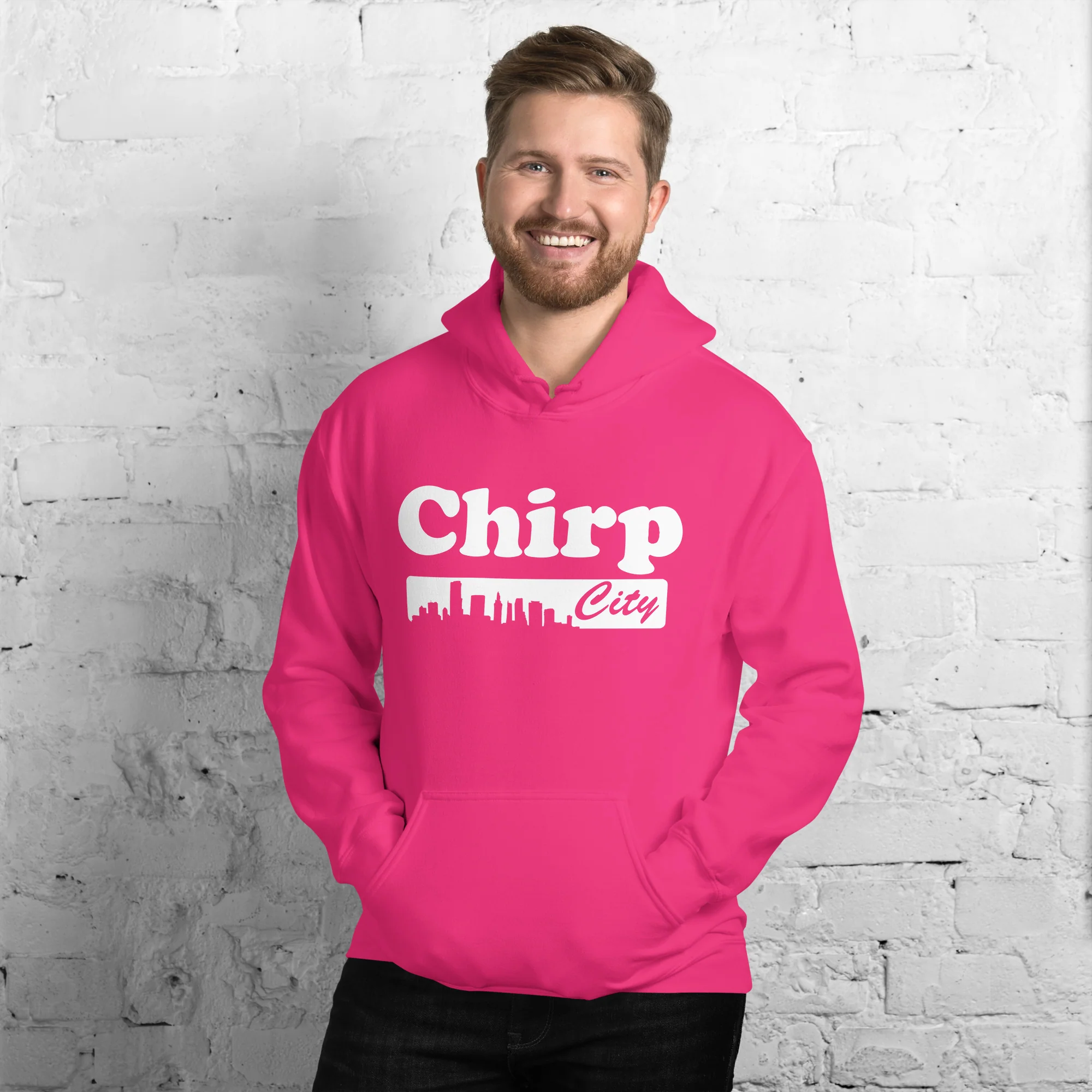 Chirp City Skyline Unisex Hoodie - Image 37