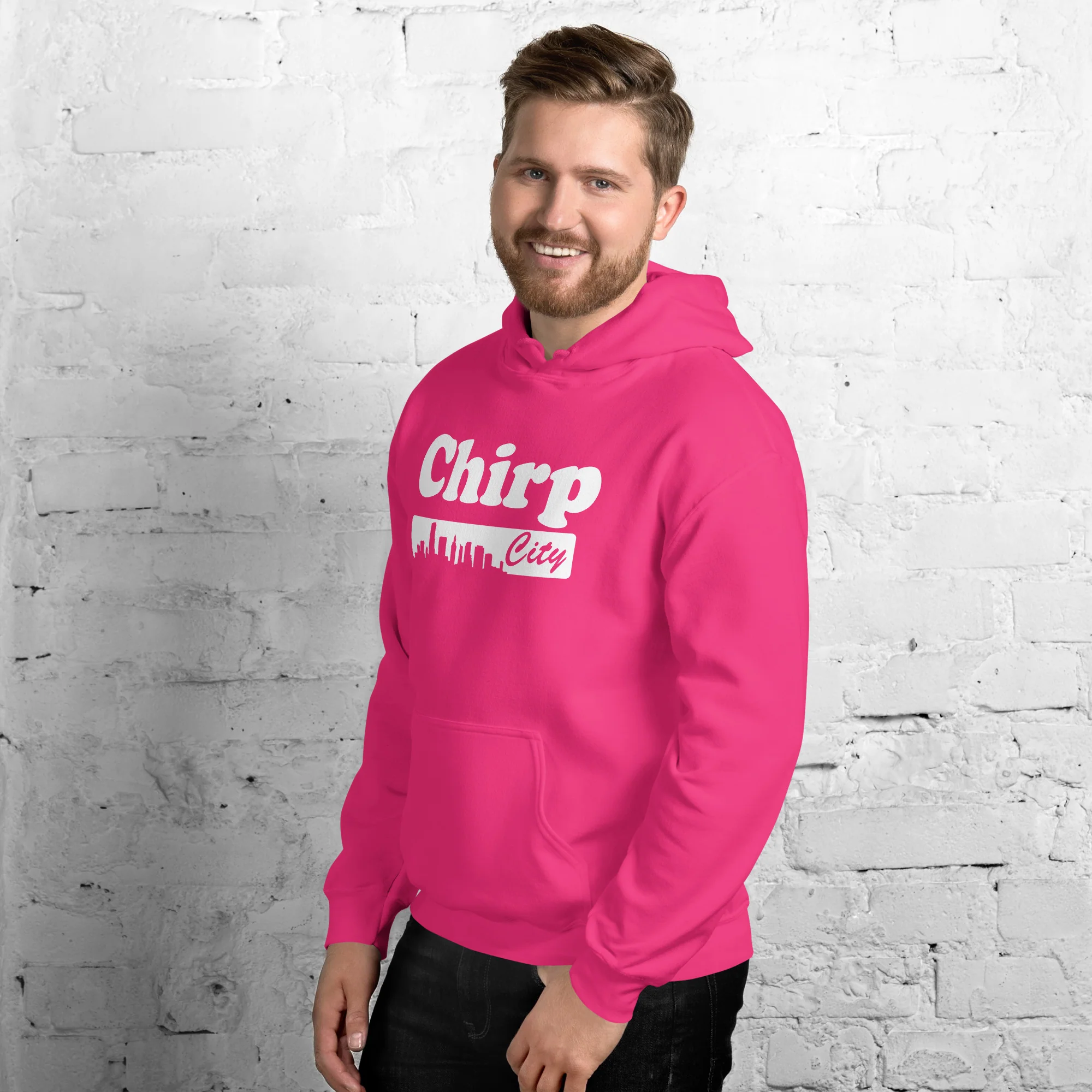 Chirp City Skyline Unisex Hoodie - Image 38