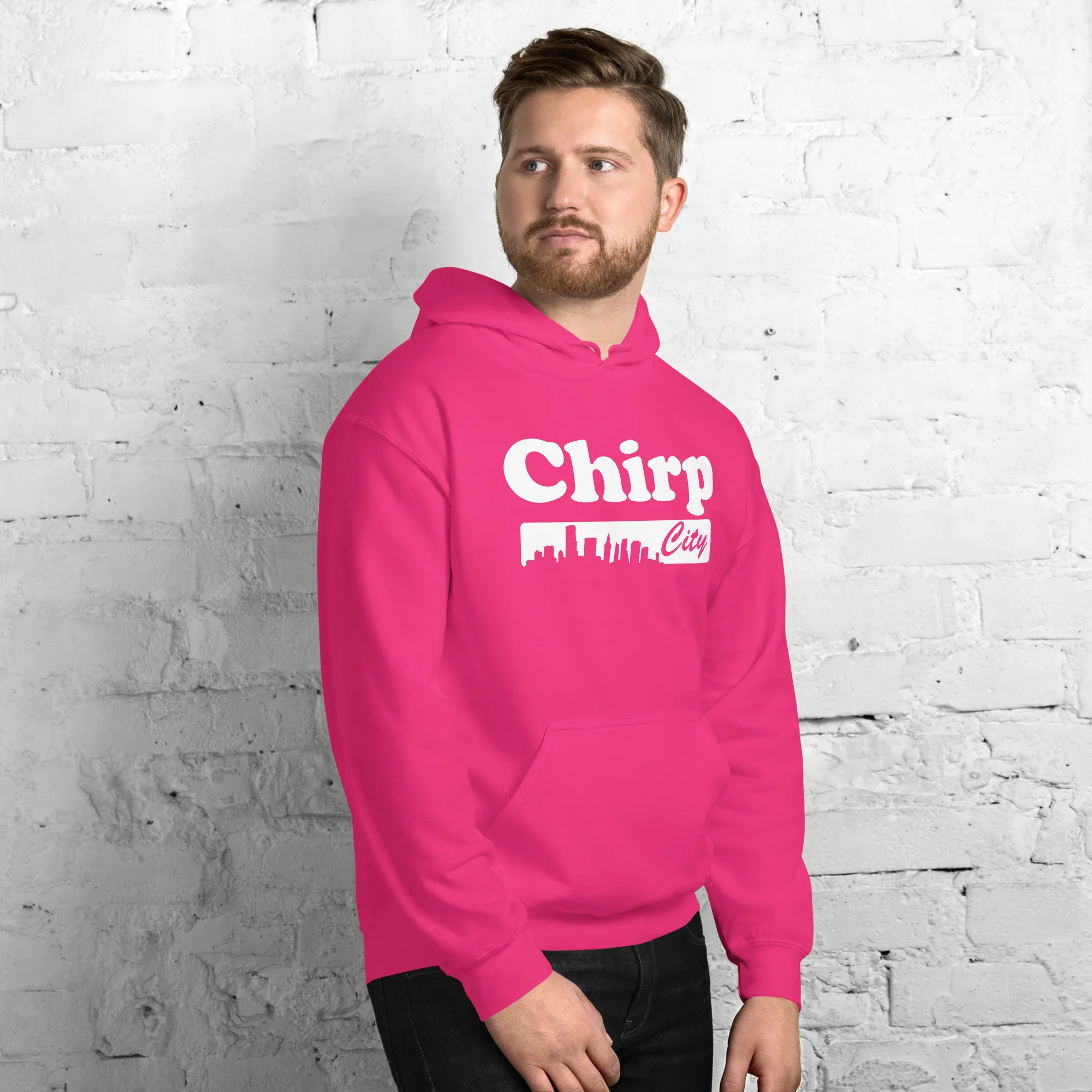Chirp City Skyline Unisex Hoodie - Image 39