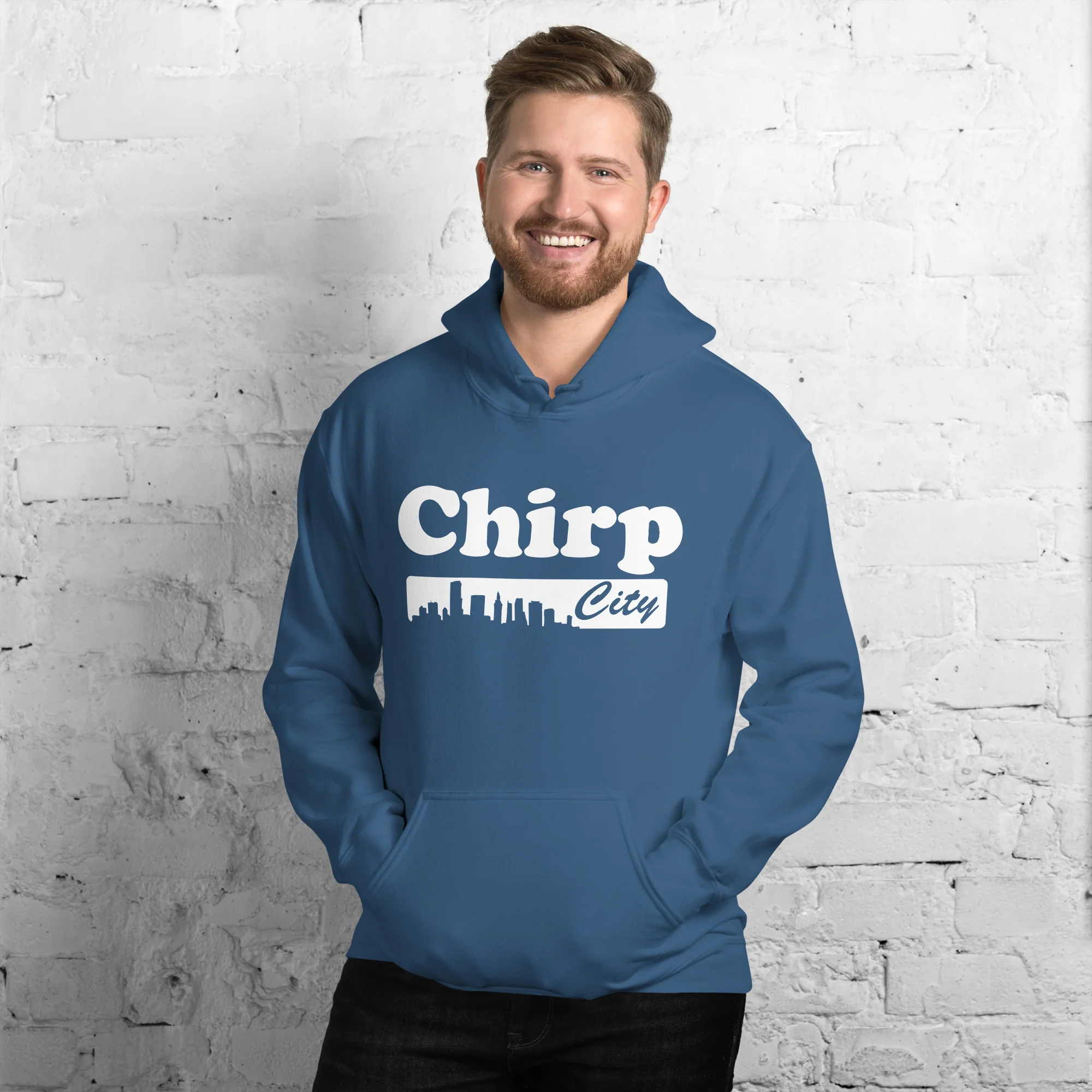 Chirp City Skyline Unisex Hoodie - Image 8