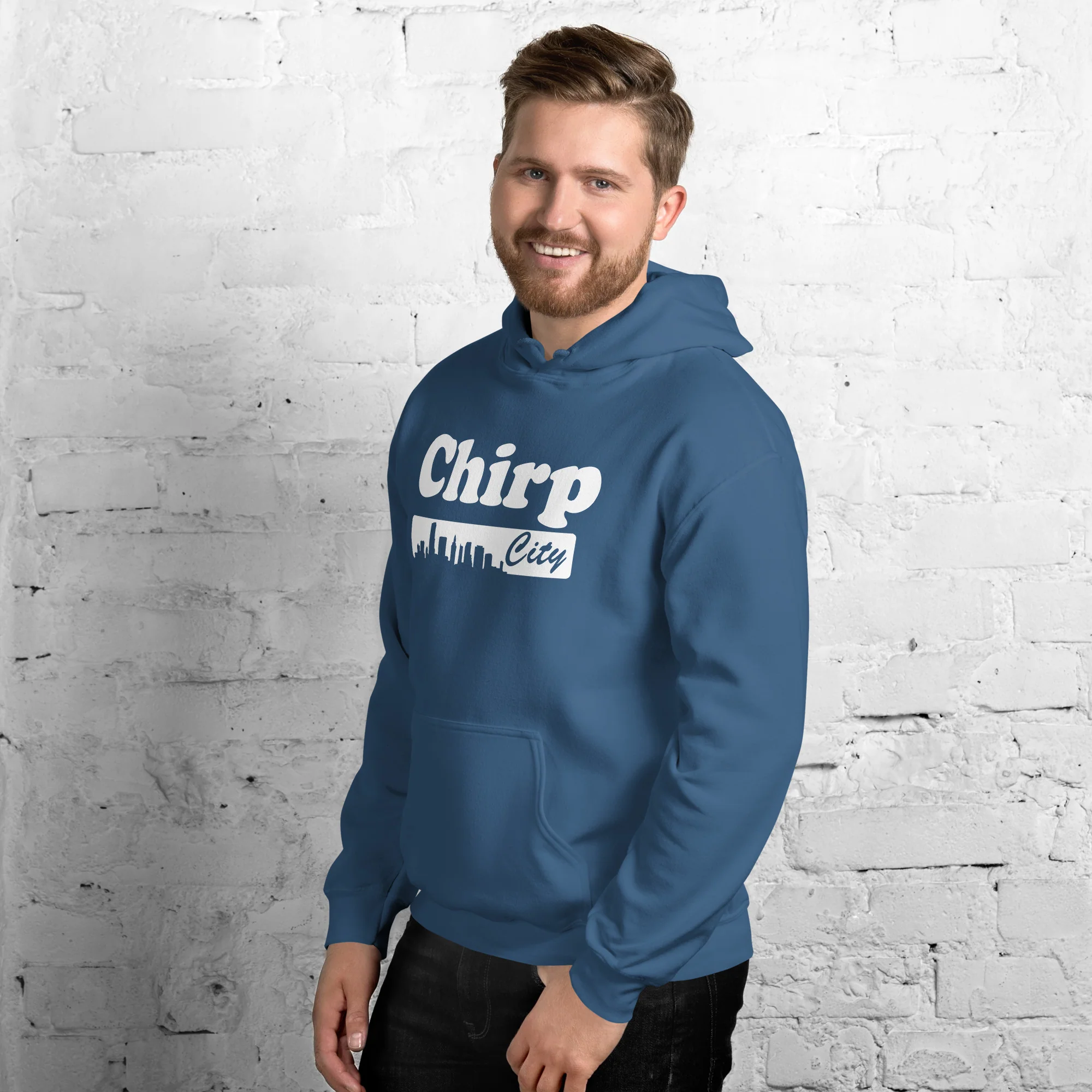 Chirp City Skyline Unisex Hoodie - Image 9