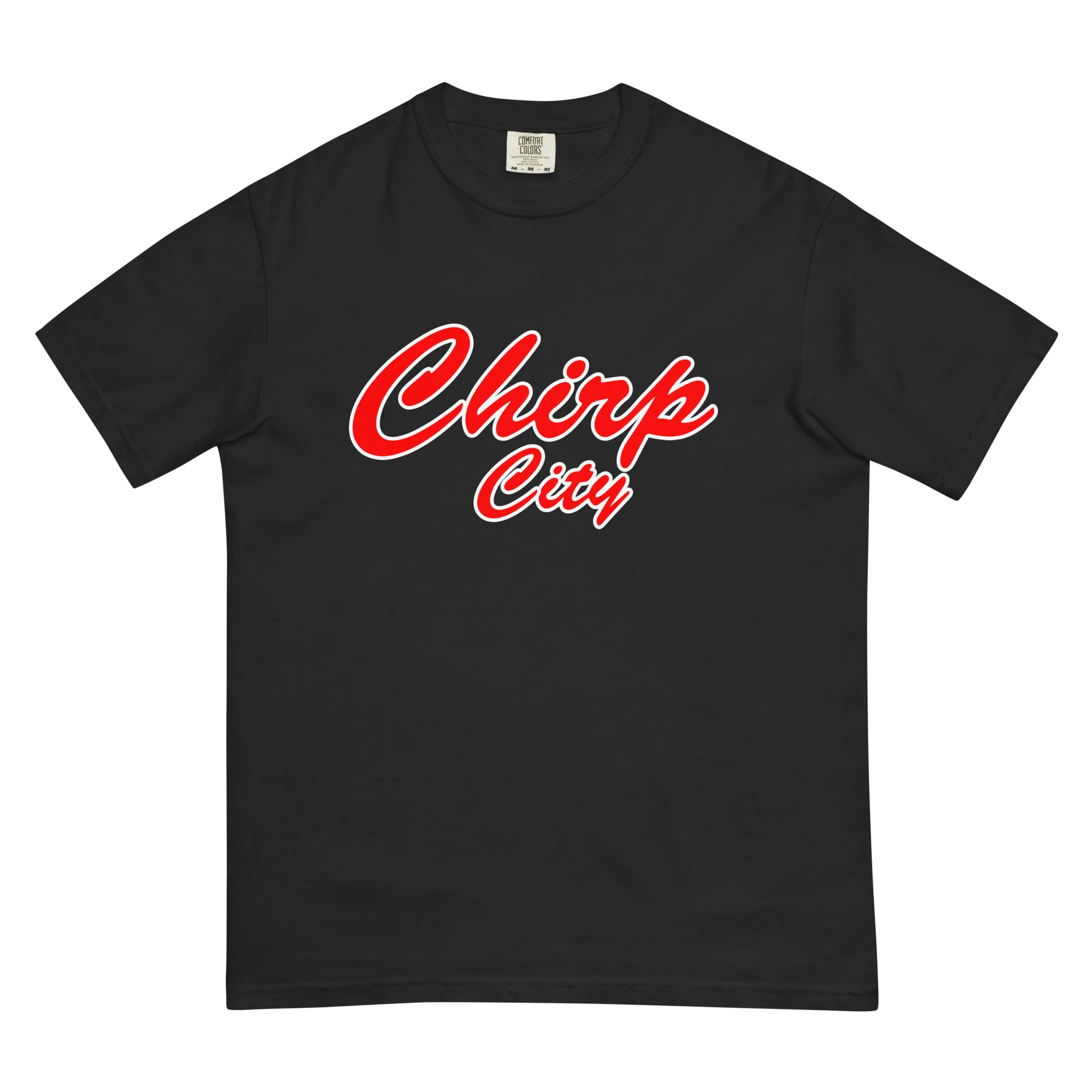 Chirp City Unisex garment-dyed heavyweight t-shirt