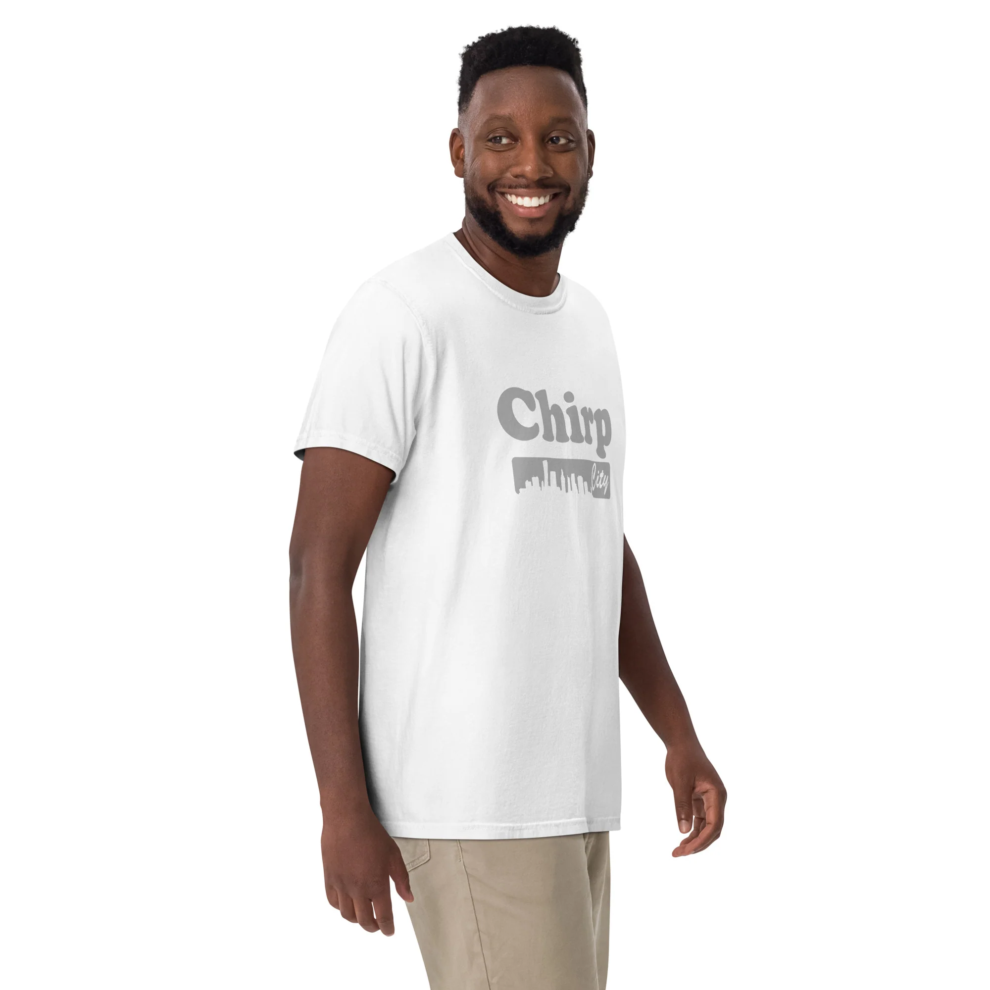 Chirp City Unisex garment-dyed heavyweight t-shirt - Image 8