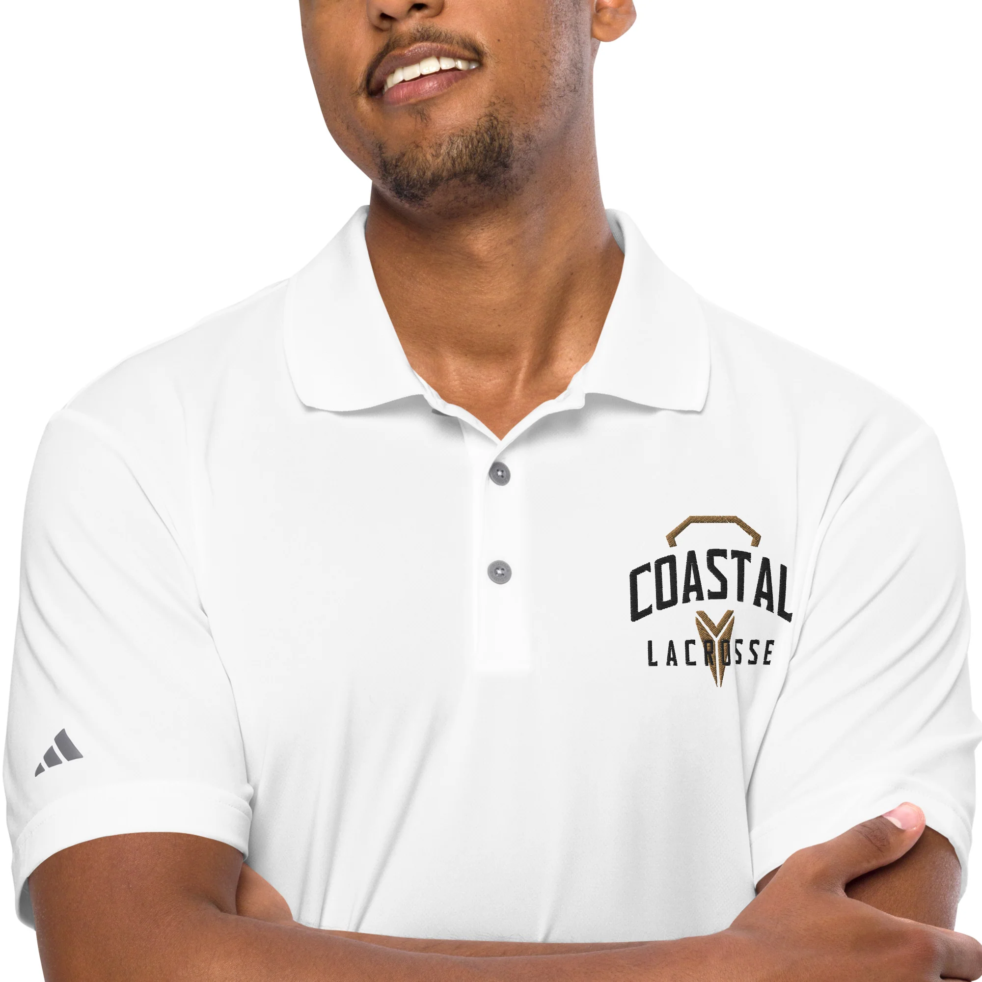 Coastal Carolina Adidas Performance Polo - Image 3