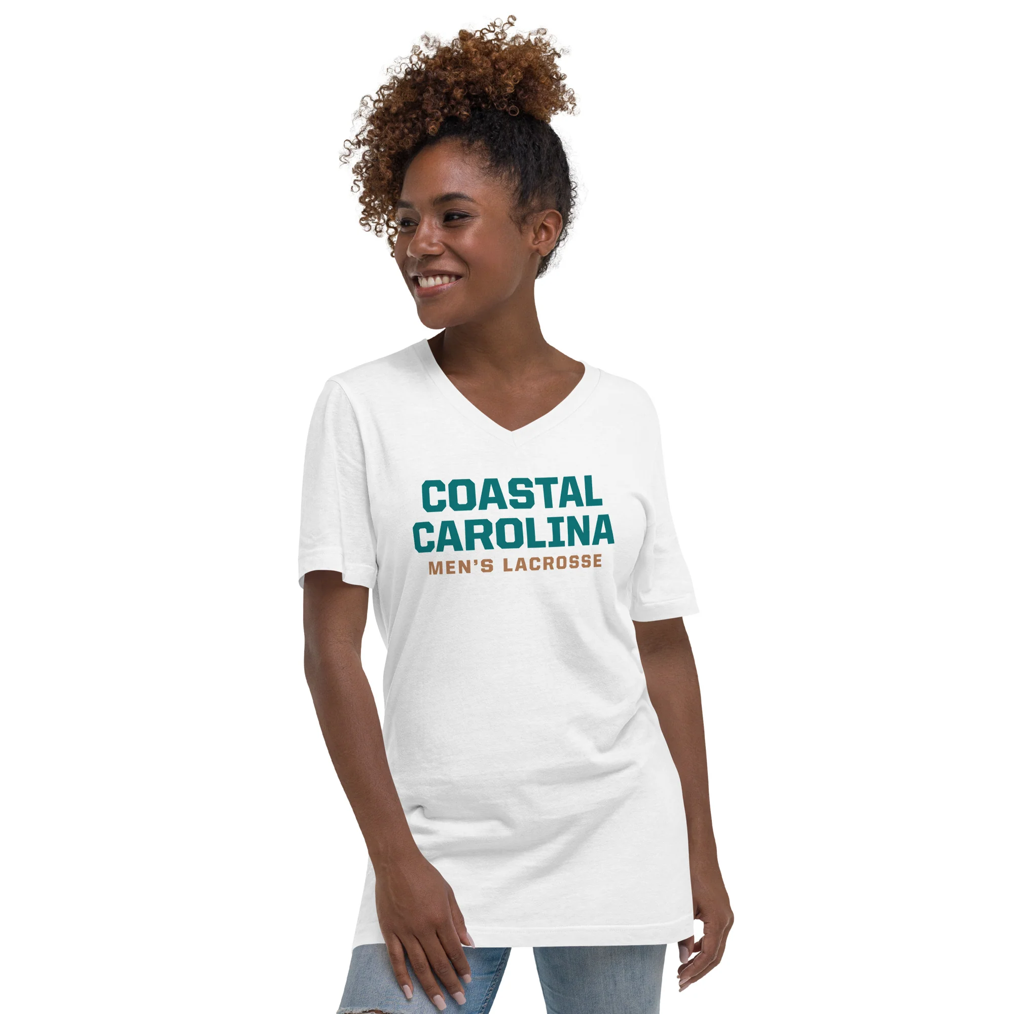 Coastal Carolina Unisex V-Neck T-Shirt - Image 4