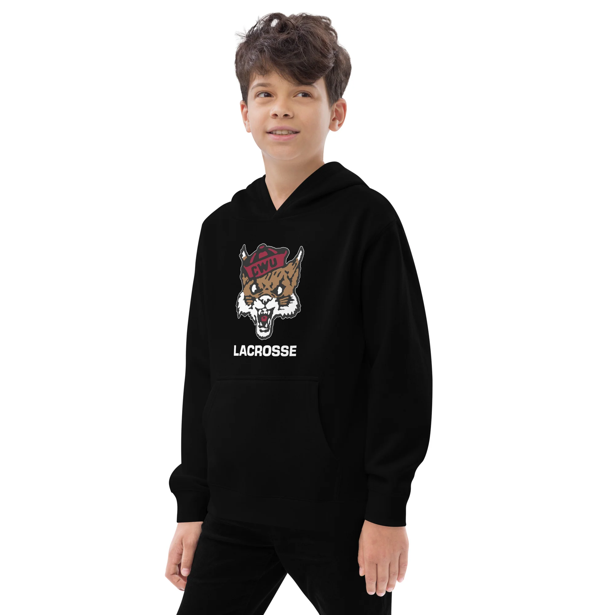 CWU YOUTH Fleece Hoodie - Image 3