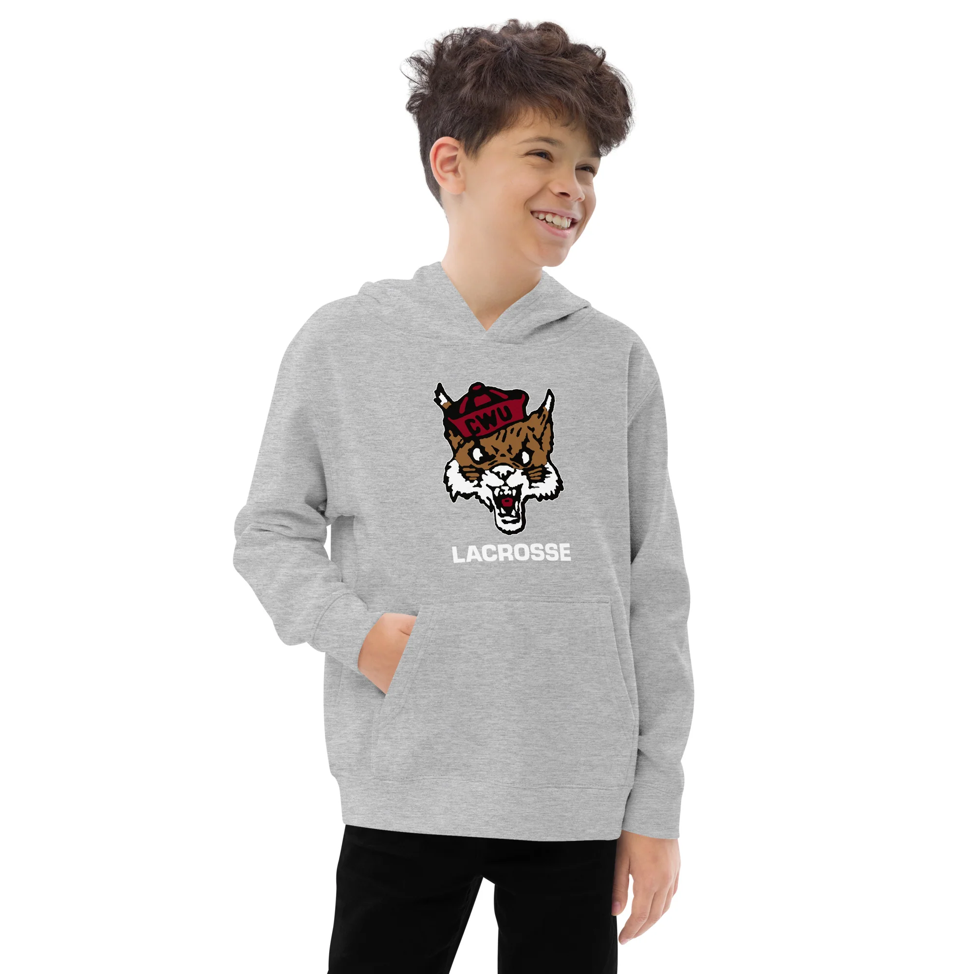 CWU YOUTH Fleece Hoodie - Image 5