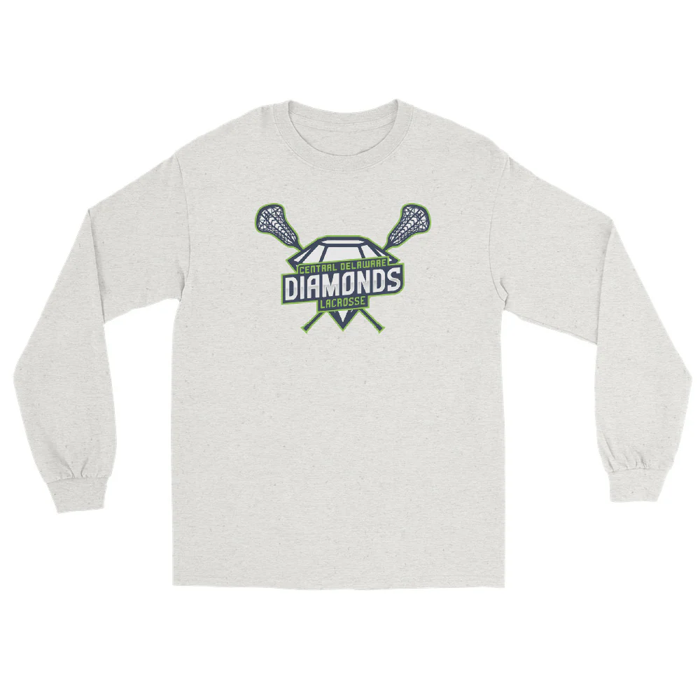 Diamonds Unisex Long Sleeve Shirt - Image 2