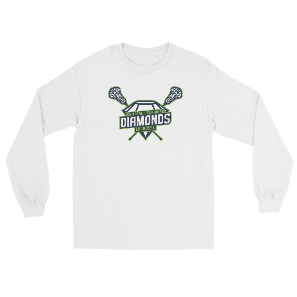 Diamonds Unisex Long Sleeve Shirt - Image 3