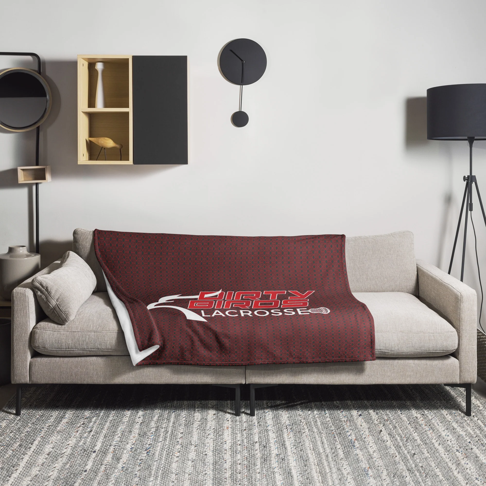 Dirty Birds Throw Blanket - Image 2